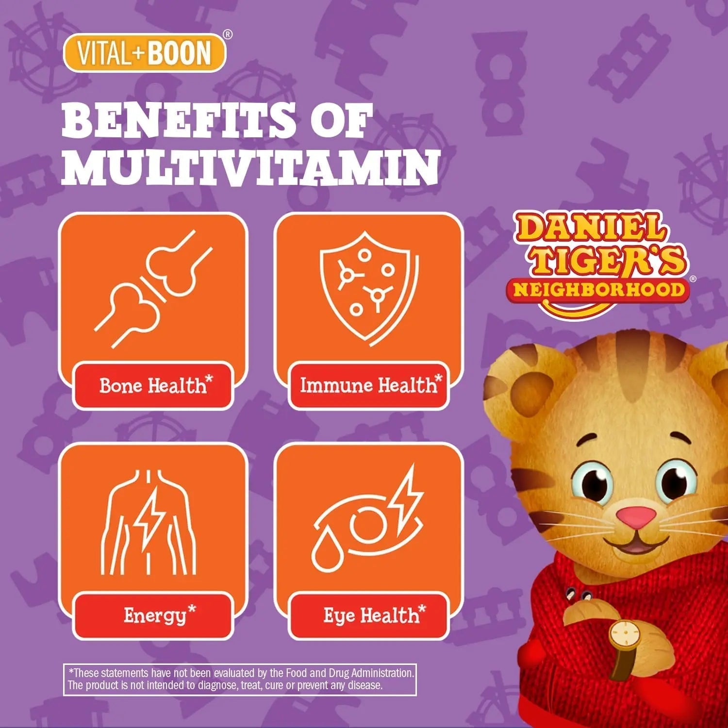 Daniel Tiger - Kids Multivitamin Gummies (60 Gummy Bottle) Toddler 2+ & Kids Vitamins - 12 Essential Vitamins & Minerals to Support Bone Health Avid buy supplements canada