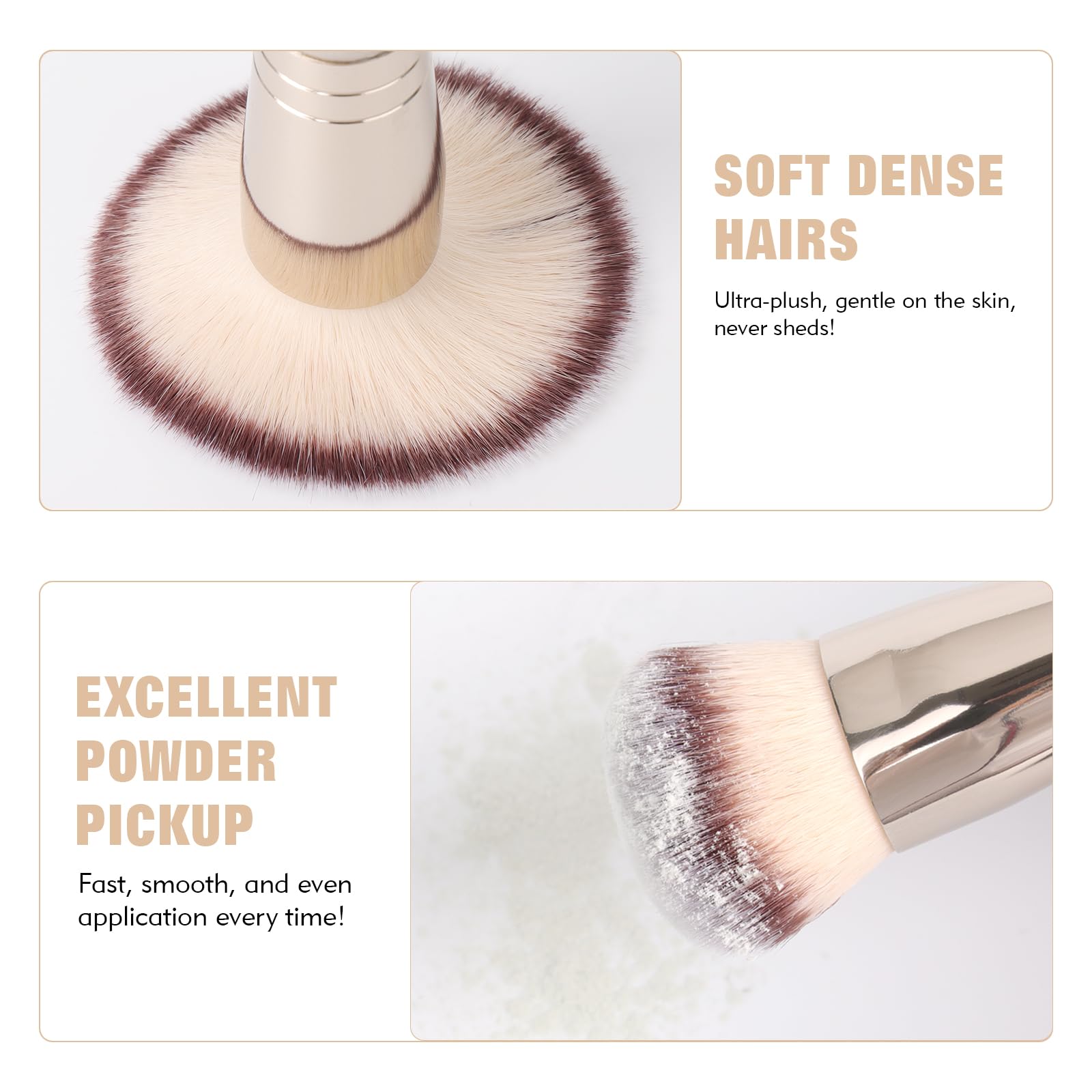 Dual-Ended Foundation Brush: Round & Angled Pro-Grade makeup brushes, 100% Vegan Synthetic Makeup Brush for Flawless Blending and Application of Liquid, Powder, Cream, Blush dpolla buy supplements canada