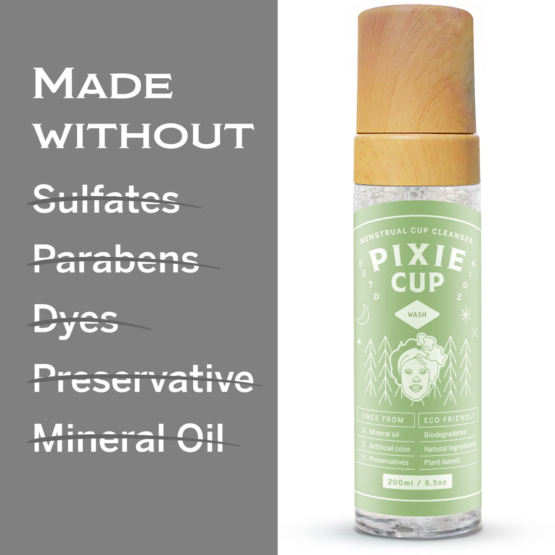 Pixie Menstrual Cup Cleaner Wash + Foaming Dispenser + More Wash in Bottle Than Any Other Brand Pixie Cup buy supplements canada