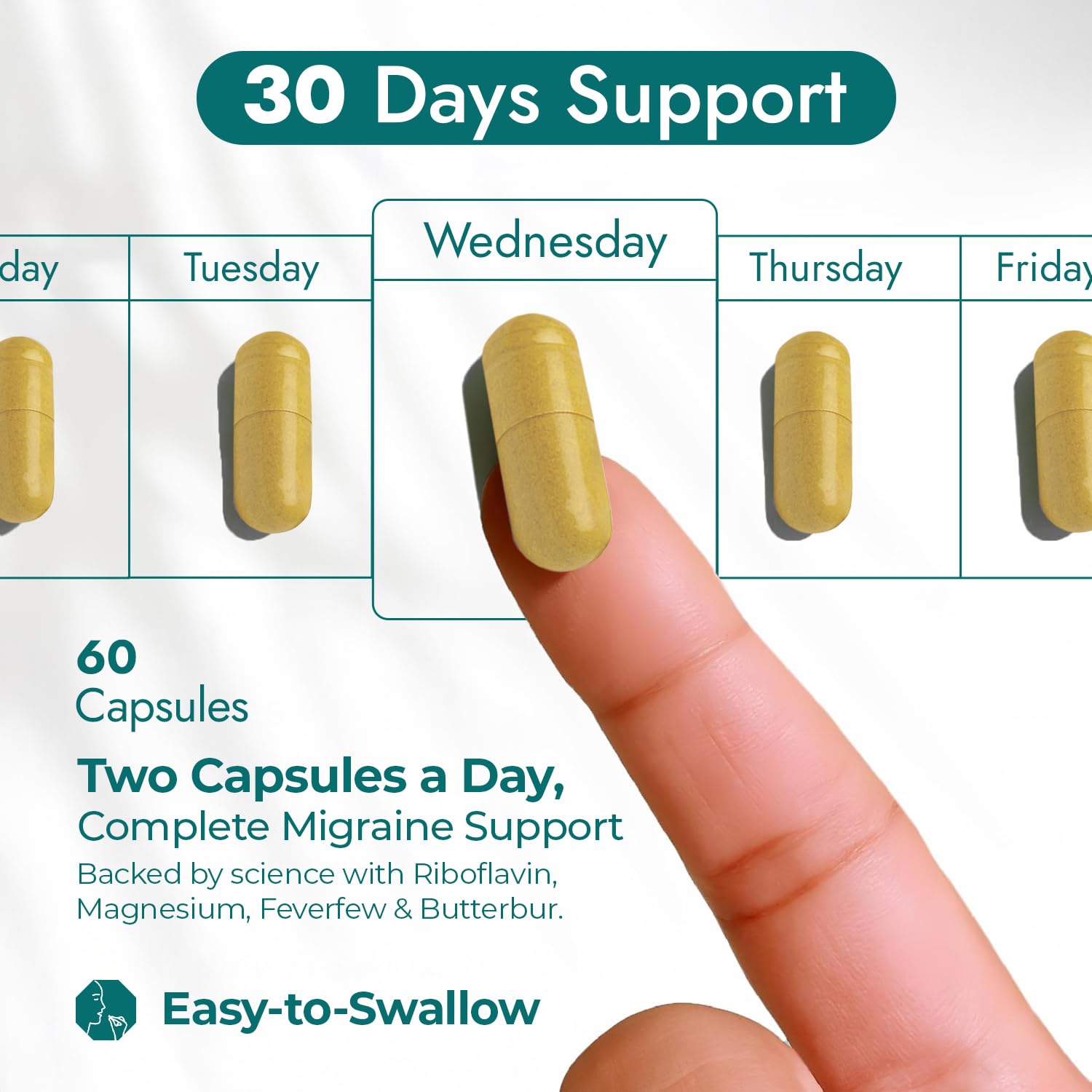 Nature's Nectar Migraine Prevention Feverfew Capsules – PA Free Butterbur Root, Riboflavin 400 mg, Magnesium & Feverfew – Natural Migraine Supplement – 60 Capsules Nature's Nectar buy supplements canada