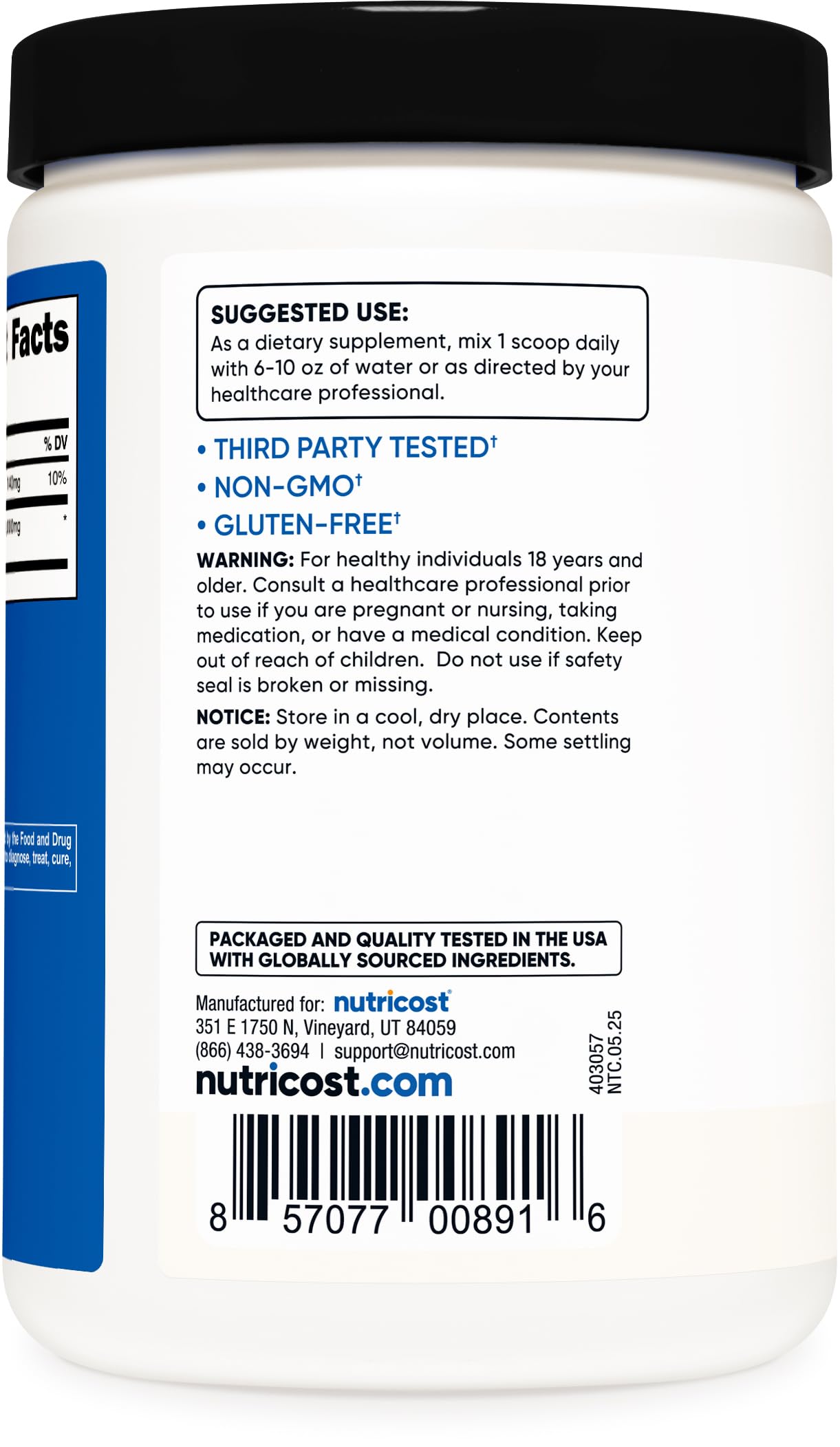 Nutricost HMB Powder (Beta-Hydroxy Beta-Methylbutyrate) 250 Grams - Gluten Free & Non-GMO Nutricost buy supplements canada