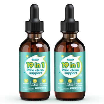 Tatavonix 19 in 1 Herbal Gut Cleanse Drops – Wormwood, Black Walnut, Chlorella 250mg, 10B Probiotics, Clove & Oregano – Liquid Detox Support for Adults & Kids, Alcohol-Free, 4oz Tatavonix buy supplements canada