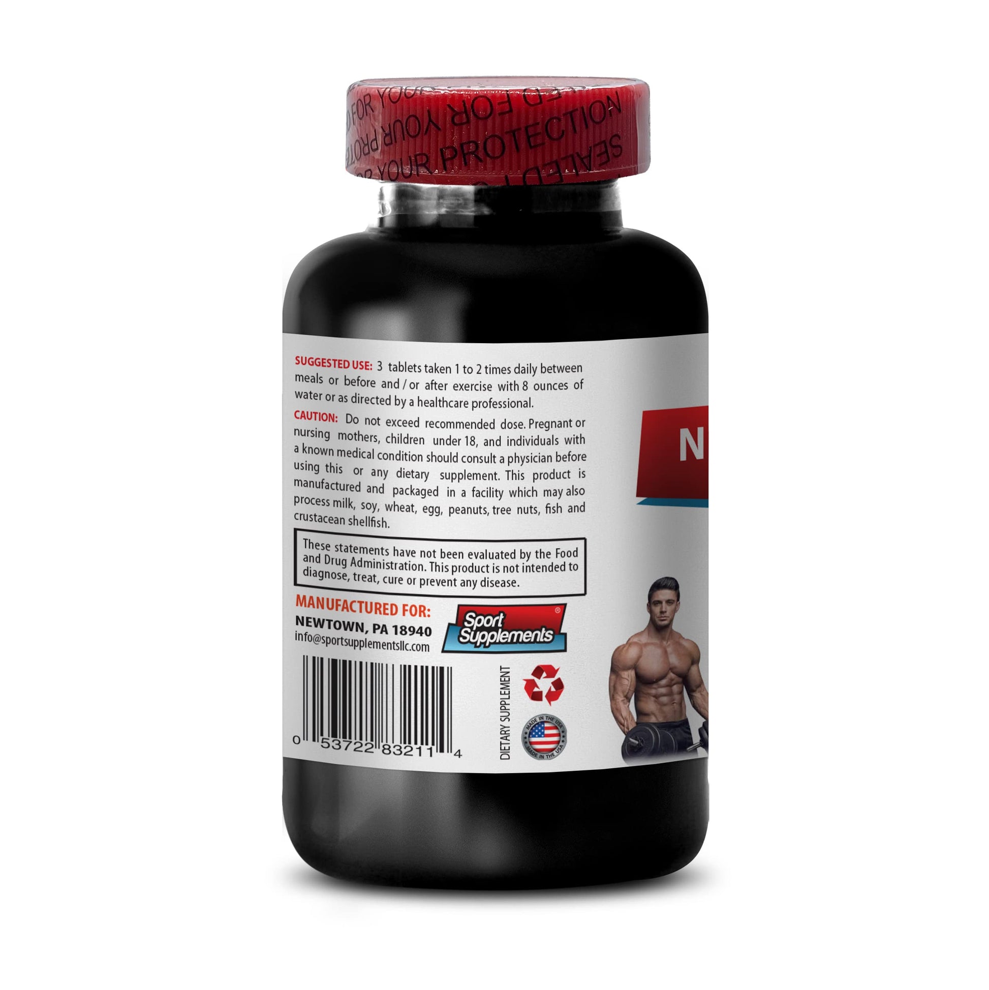 Nitric Oxide boosters with arginine - Nitric Oxide Muscle Power 3150mg - Improves Circulation Sport Supplements buy supplements canada