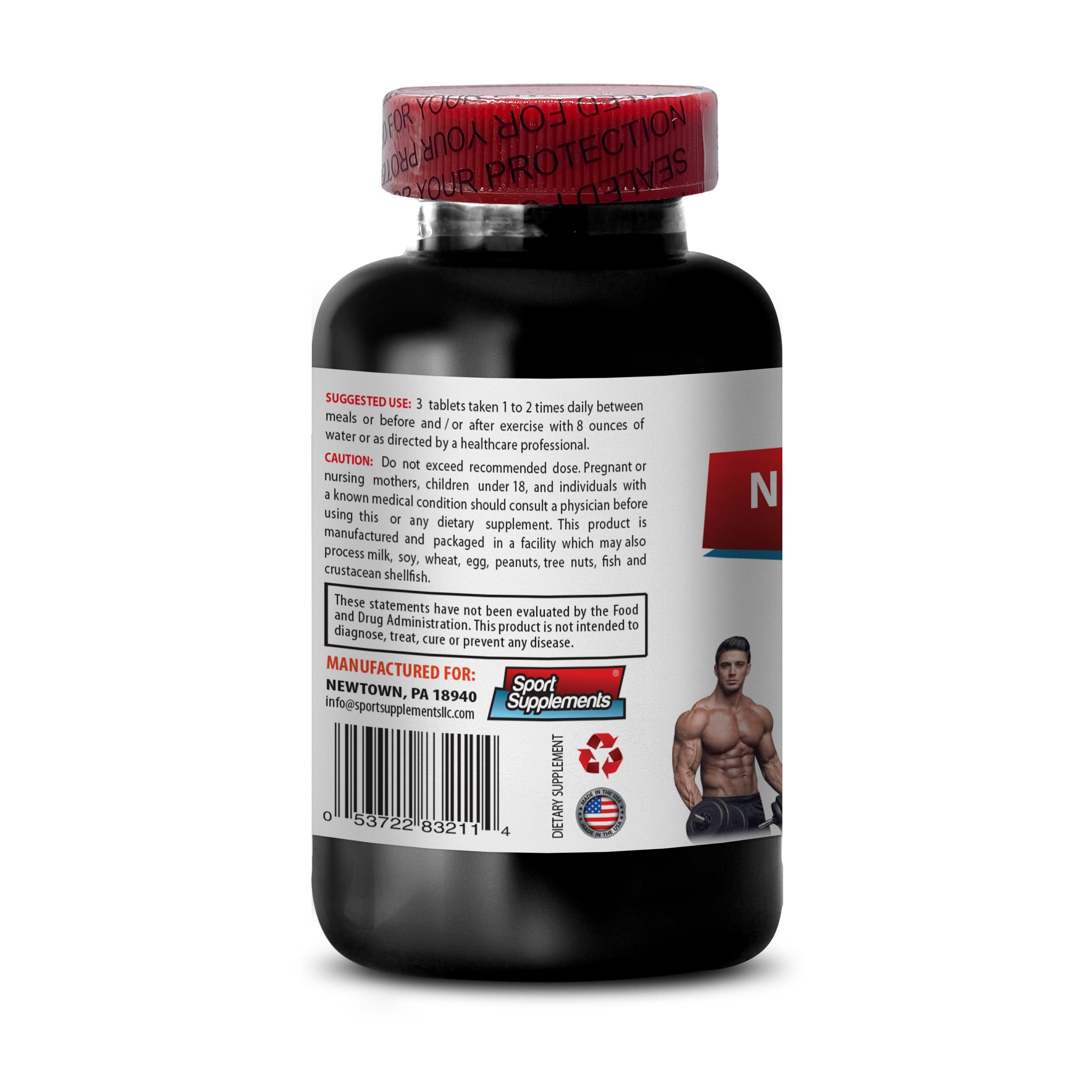 Nitric Oxide boosters with arginine - Nitric Oxide Muscle Power 3150mg - Improves Circulation Sport Supplements buy supplements canada