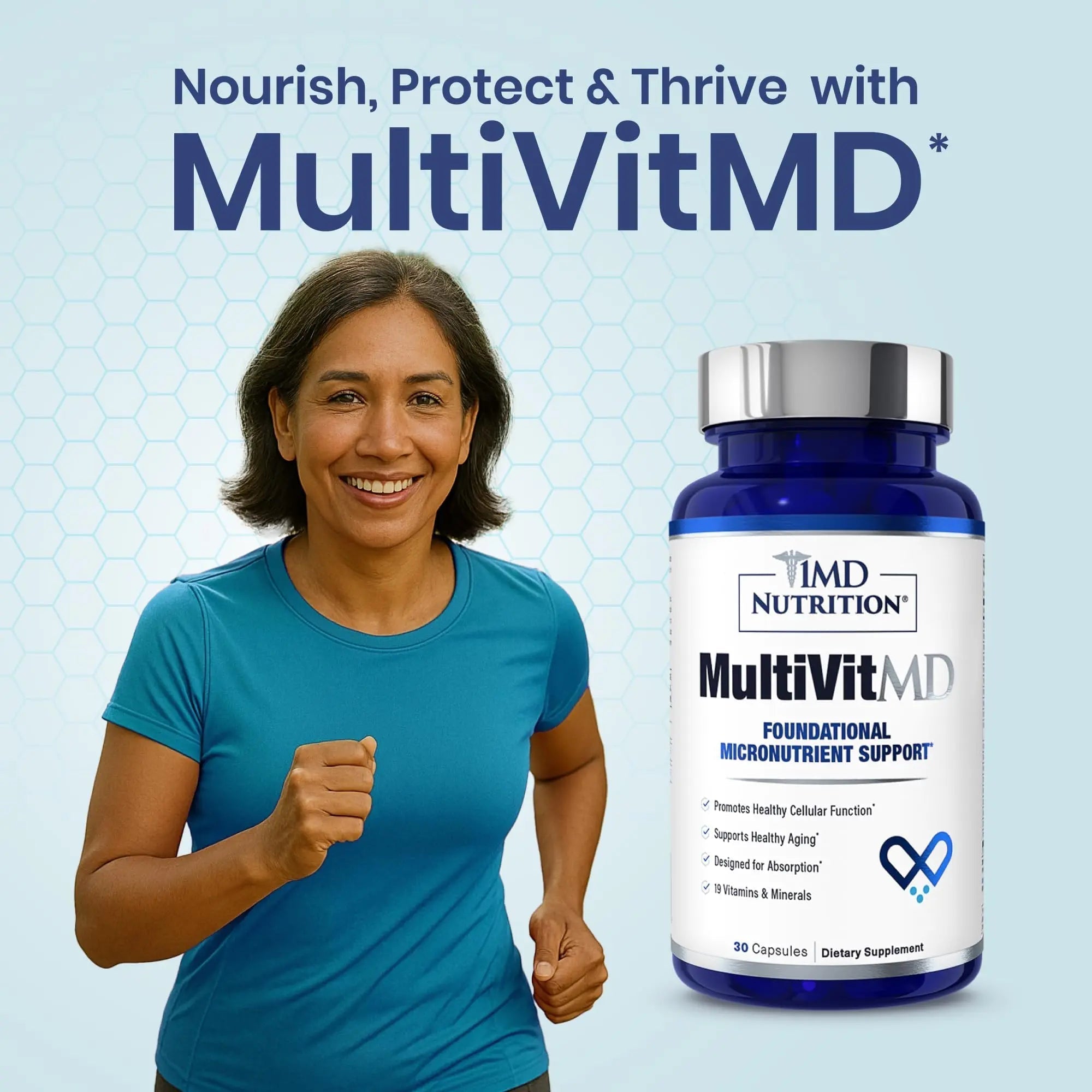 1MD Nutrition MultiVitMD Daily Multivitamin – 19 Essential Vitamins & Minerals for Adults Over 55 | Supports Healthy Aging, Heart, Brain, Bone, & Immune Health | 1MD Nutrition buy supplements canada