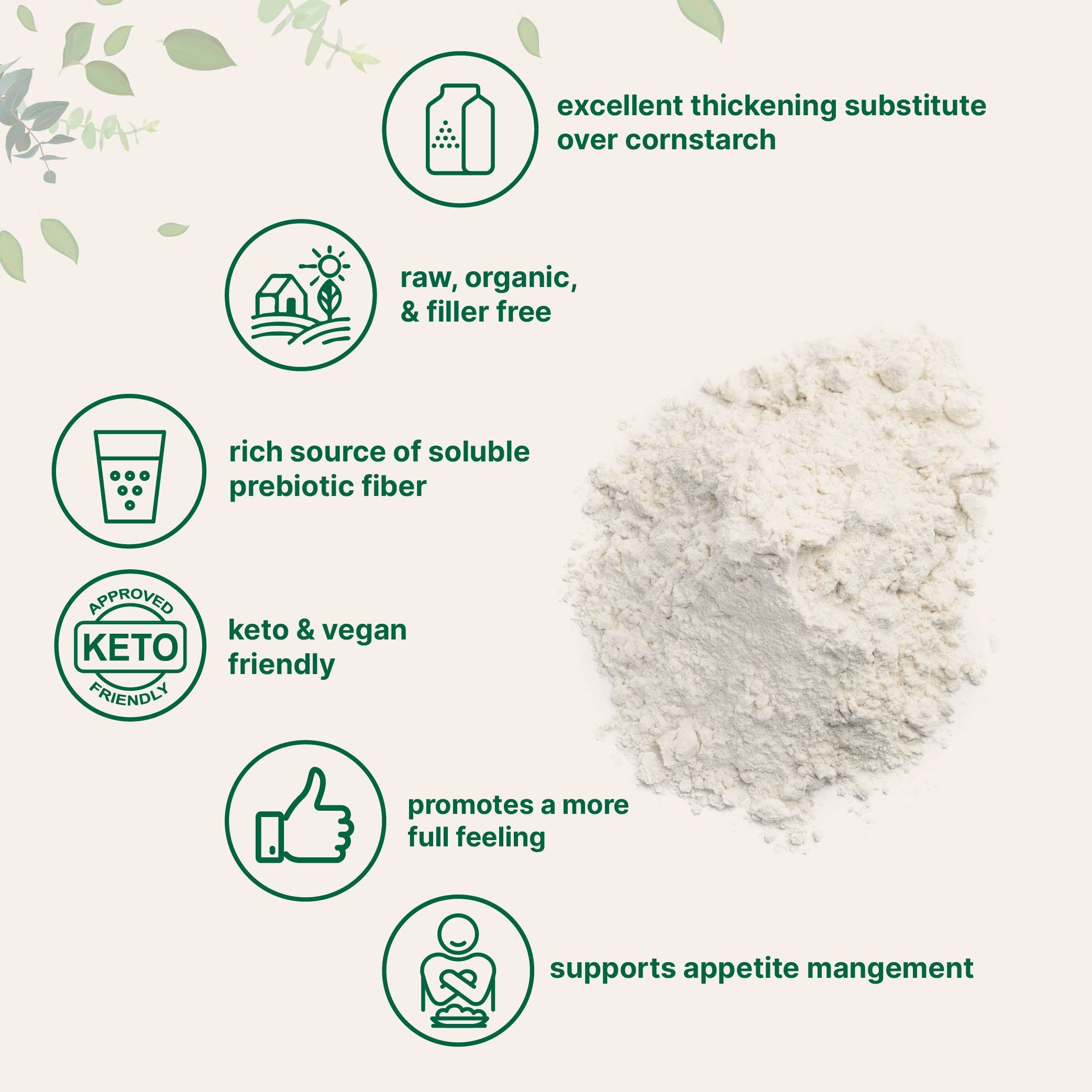 Organic Glucomannan Konjac Root Powder (Konjac Gel Powder), 10 Ounce, Soluble Fiber & Prebiotics Micro Ingredients buy supplements canada