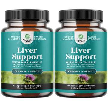 Liver Cleanse Detox & Repair Formula - Herbal Liver Support Supplement Natures Craft buy supplements canada