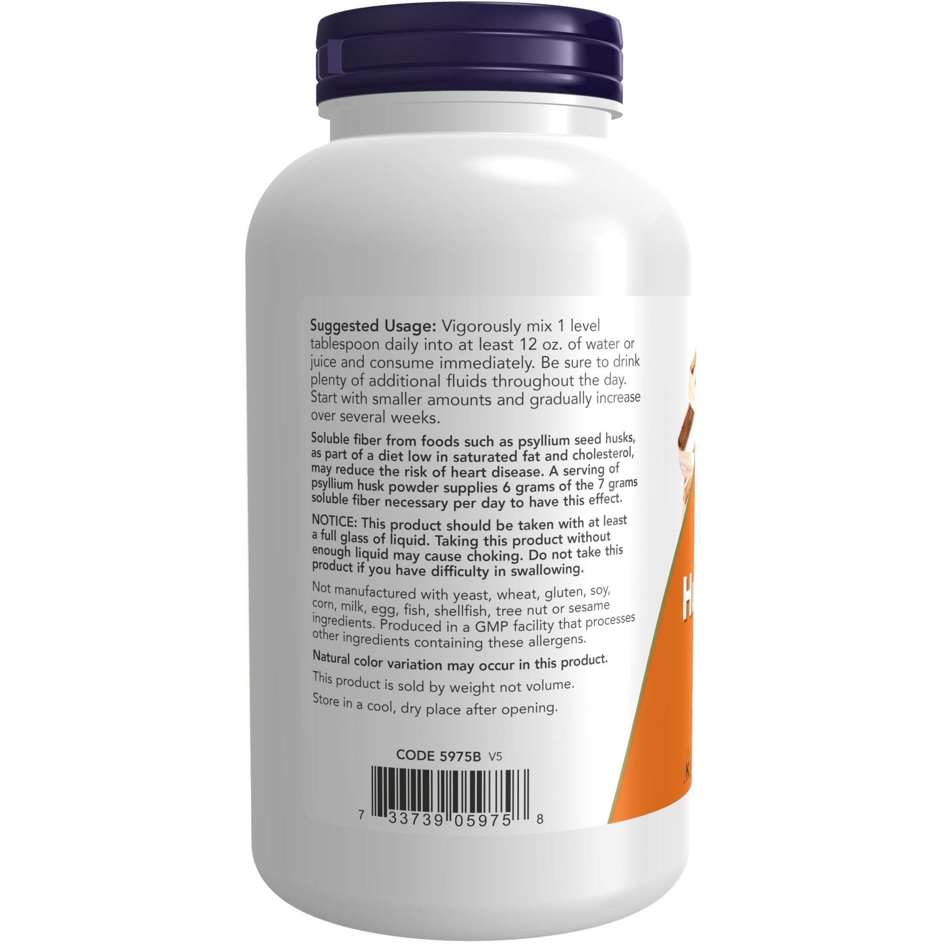 NOW Supplements, Psyllium Husk Powder, Non-GMO Project Verified, Soluble Fiber NOW buy supplements canada