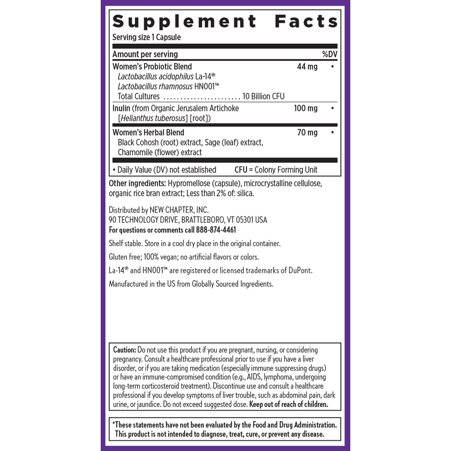 New Chapter All-Flora Probiotic Menopause Balance, Ultra-Concentrated Probiotics for Women with Black Cohosh for Menopause Hot Flashes, 100% Vegan, 30 Vegan Capsules New Chapter buy supplements canada
