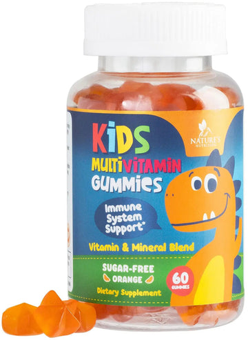 Kids Multivitamin Gummies - Improved Sugar-Free Formula - 100% Daily Folate, Kids Vitamins with Essential Vitamins A, C, D3, E, B6, B12 Nature's Nutrition buy supplements canada