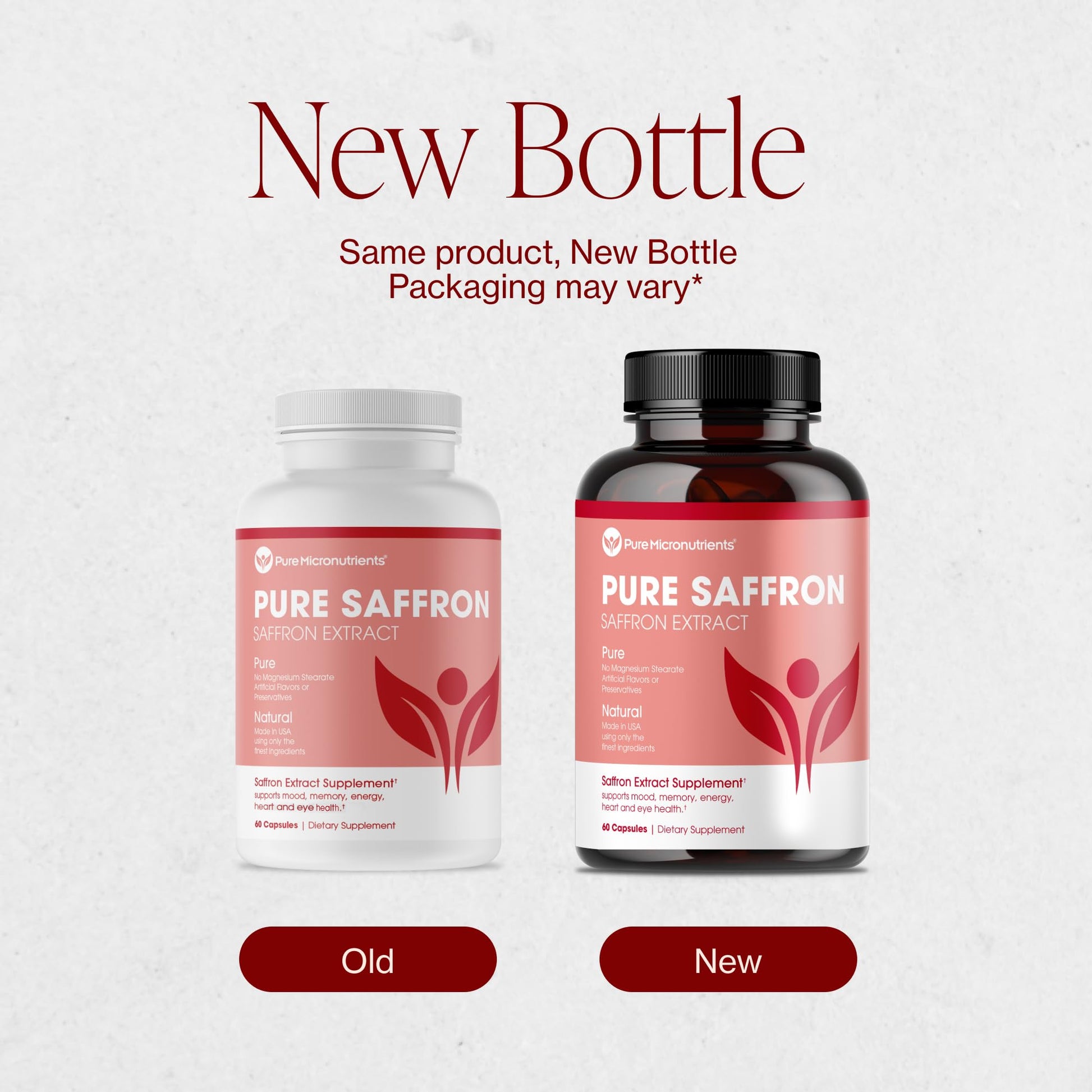 Saffron Supplements - 100% Pure Saffron Extract Capsules - Boost Energy & Mood, Support Eye & Heart Health Pure Micronutrients buy supplements canada