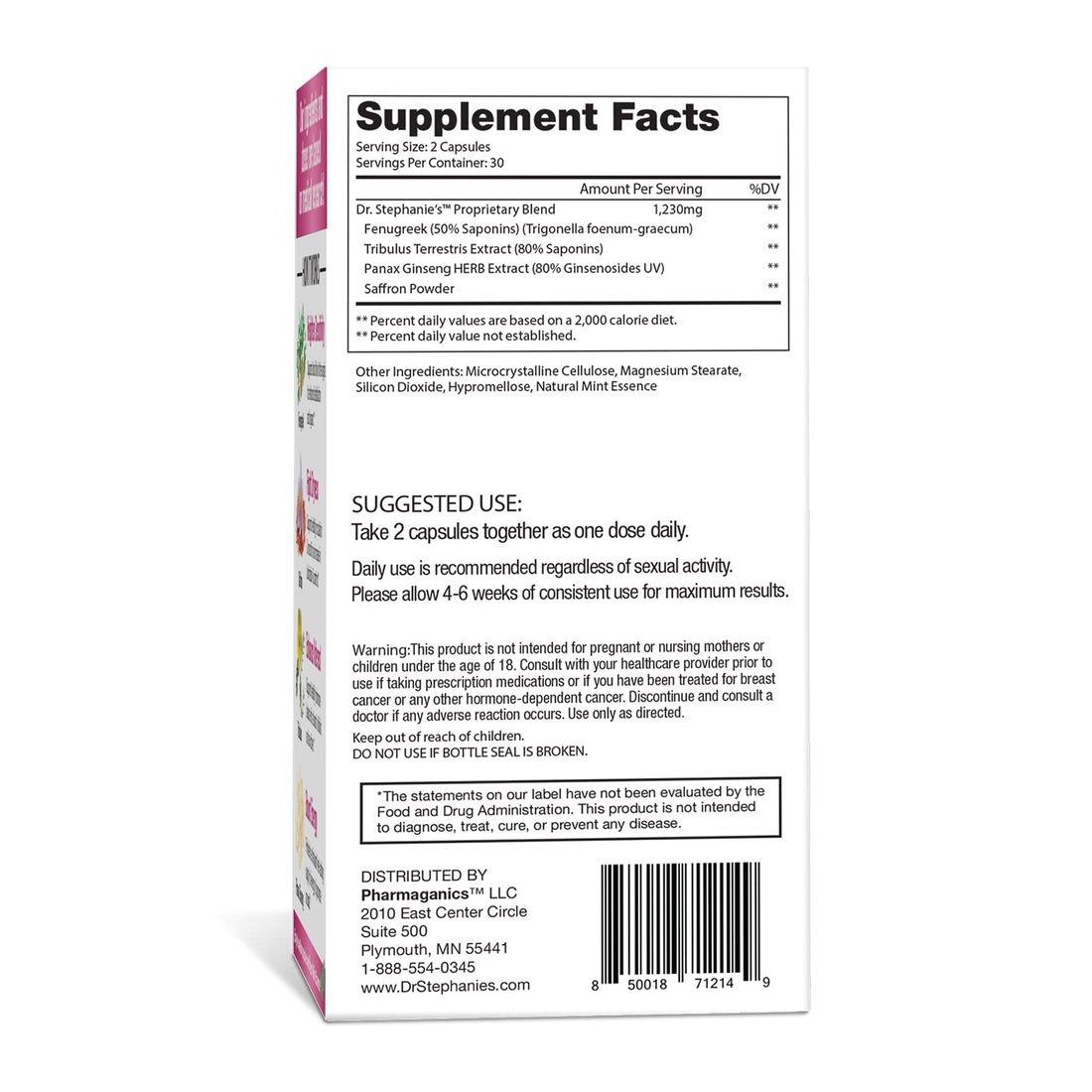 Pharmaganics Dr. Stephanie's Her Romance - Natural Hormone Balance Support for Women Pharmaganics buy supplements canada