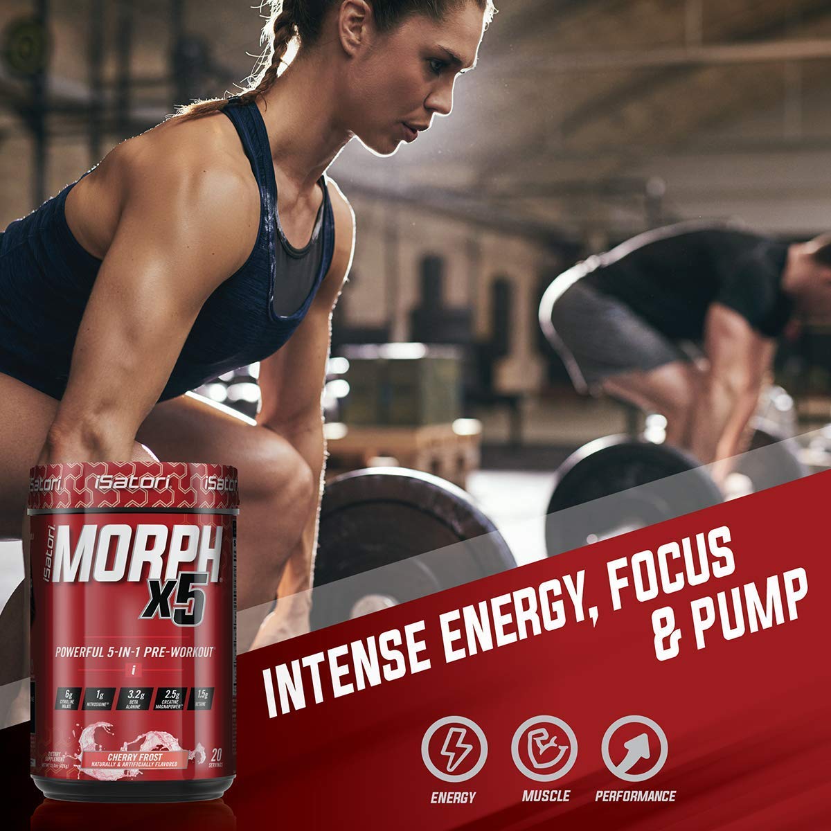 iSatori Morph Xtreme Intense Pre Workout - Bombsicle (20 Servings) Classic Blender Bottle iSatori buy supplements canada