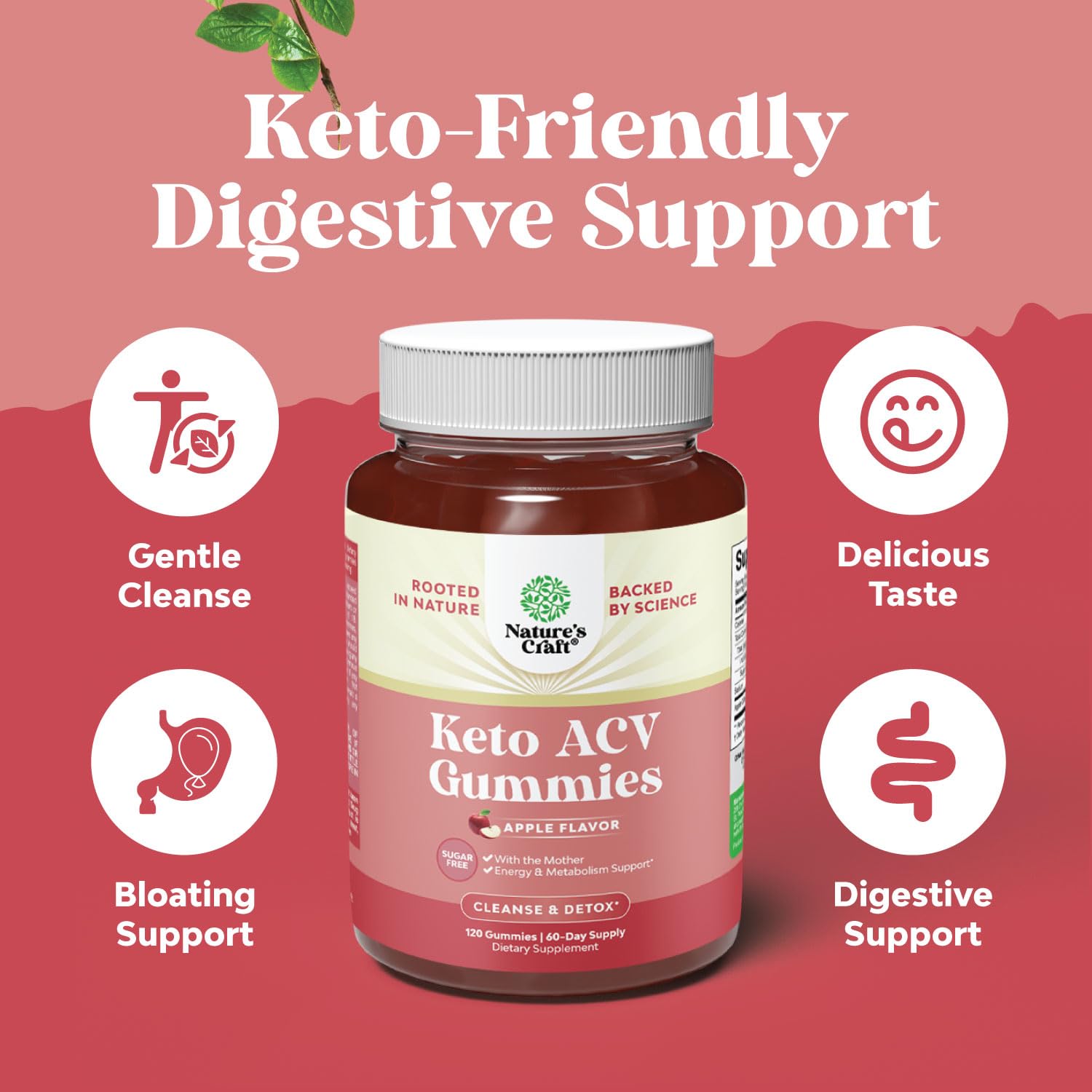 Vegan Advanced Keto ACV Gummies - Keto Apple Cider Vinegar Gummies Sugar Free Natures Craft buy supplements canada