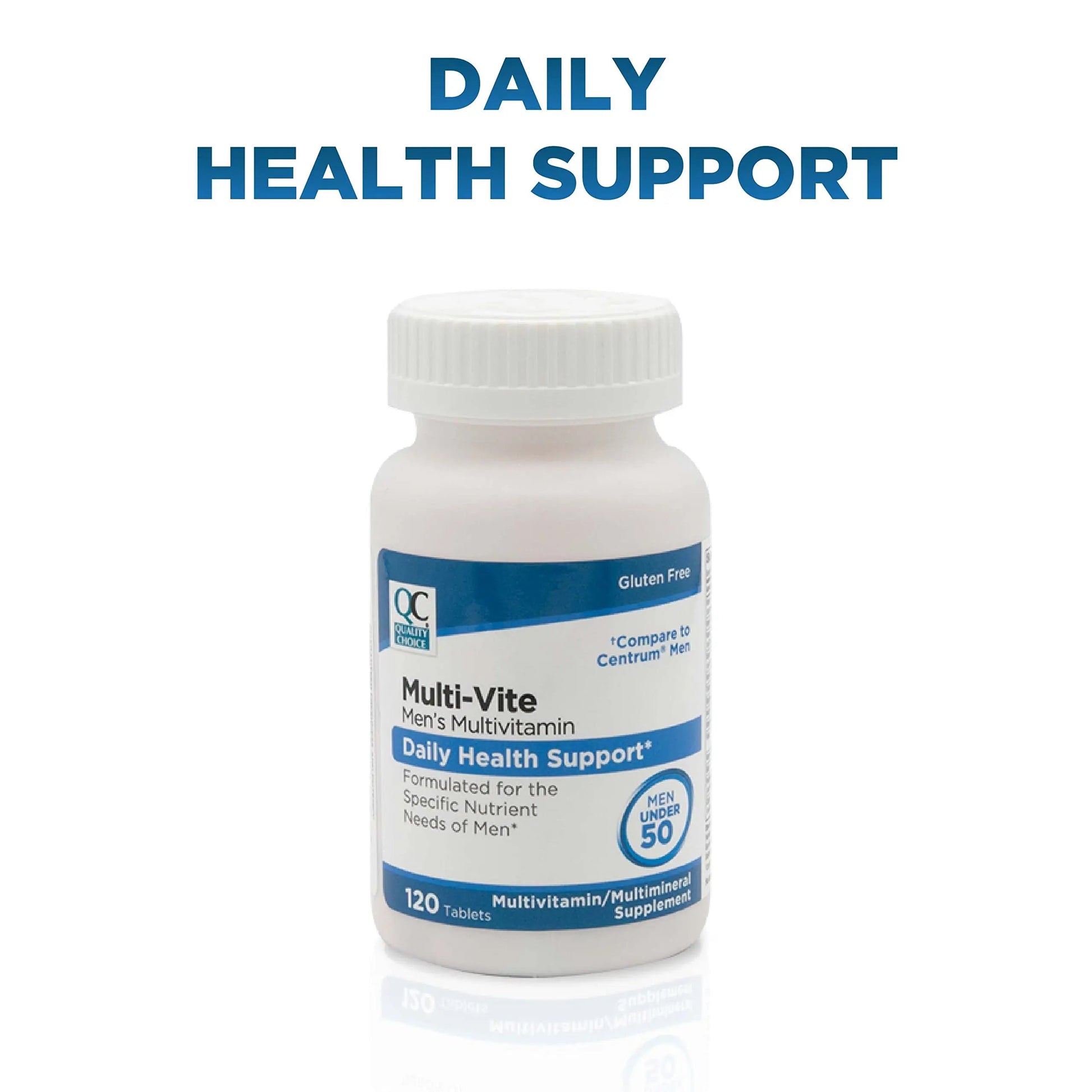 Quality Choice Mens Multi-Vite, Multivitamin Tablets for Daily Health Support Formulated for Men Under 50 in 120 Count Bottles Quality Choice buy supplements canada