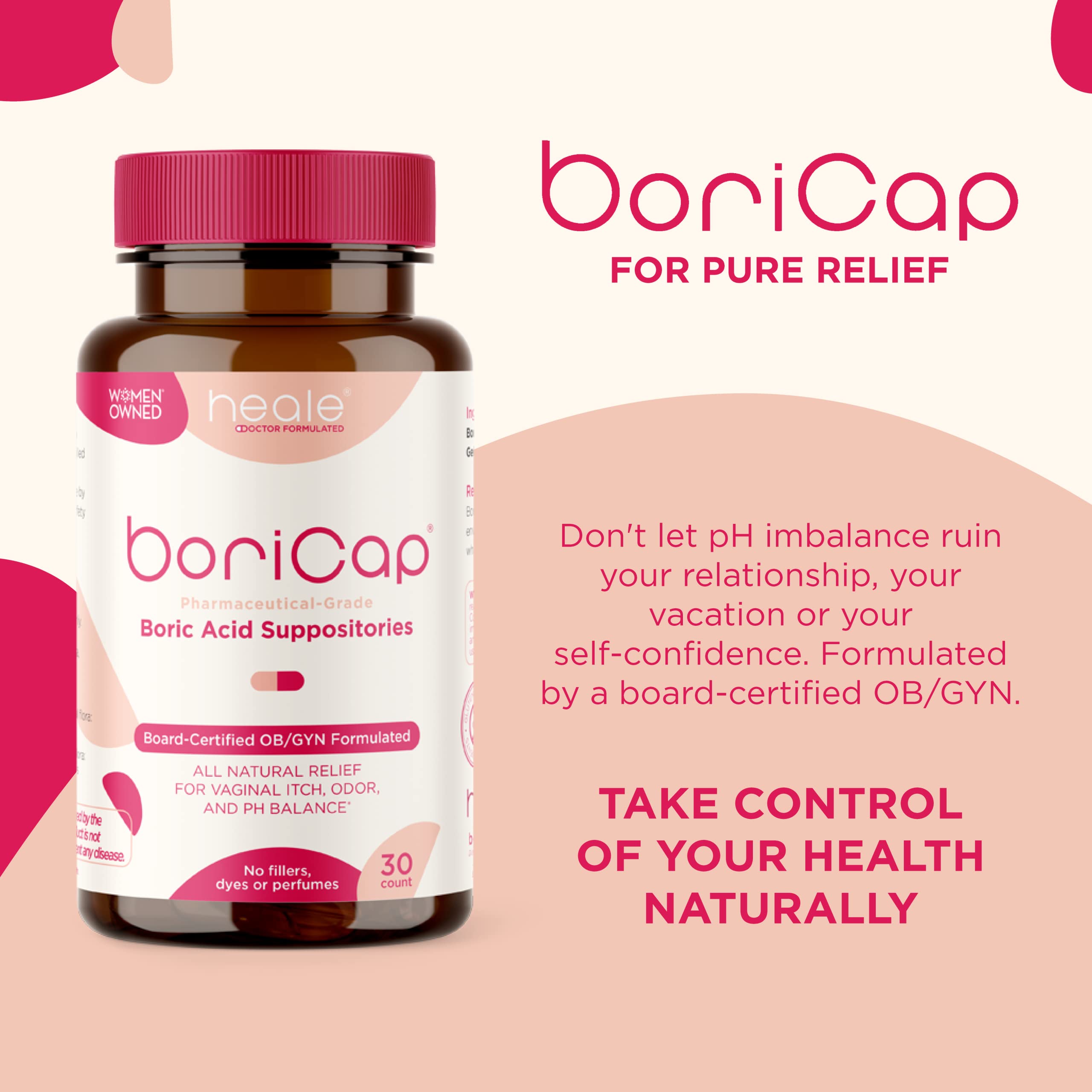 BoriCap and FloraCap BV Blasting Bundle for Balanced pH BoriCap buy supplements canada