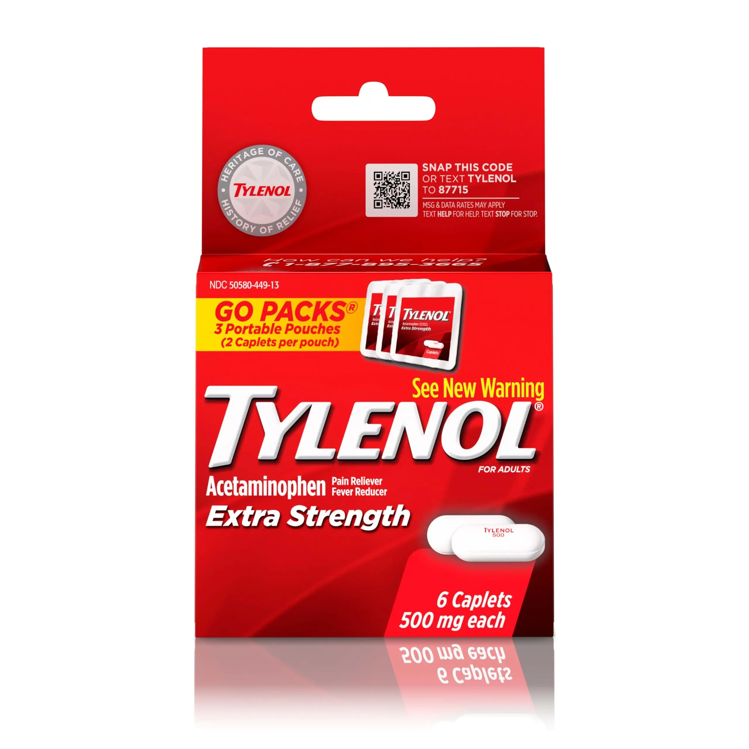 Tylenol Extra Strength 500 mg Acetaminophen Caplets, Pain Reliever & Fever Reducer, Acetaminophen for Minor Arthritis Pain, Headache, Backache & Menstrual Pain Relief, Travel Size, 6 Ct Tylenol buy supplements canada