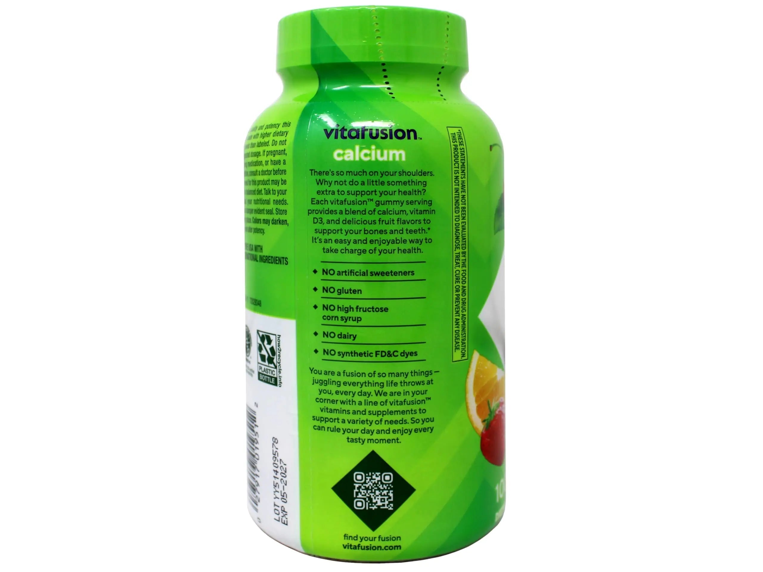 Vitafusion Calcium Adult Gummy Vitamins, 100 Gummy Vitamins Vitafusion buy supplements canada