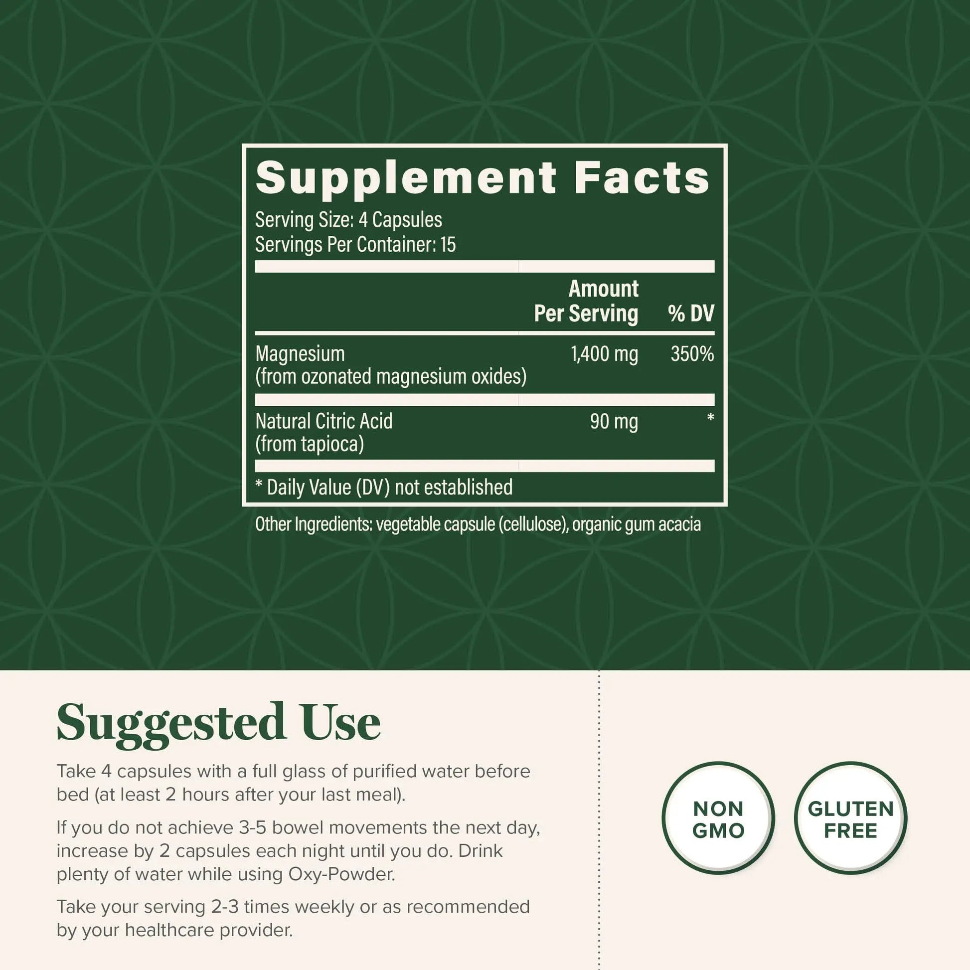 Global Healing Oxy-Powder Colon Cleanse, Constipation Relief for Women & Men, Magnesium Oxide Colon Cleanser & Detox for Weight Loss, Gut Cleanse Detox for Women and Men Global Healing Center buy supplements canada