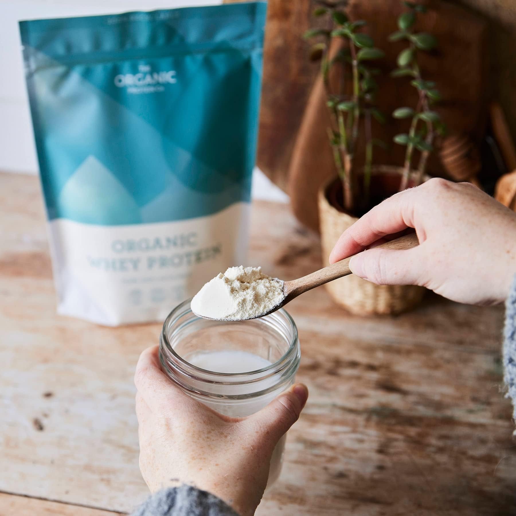 The Organic Protein Co. - Pure Unflavoured Organic Whey Protein Powder | SOYA & Gluten Free w The Organic Protein Company buy supplements canada