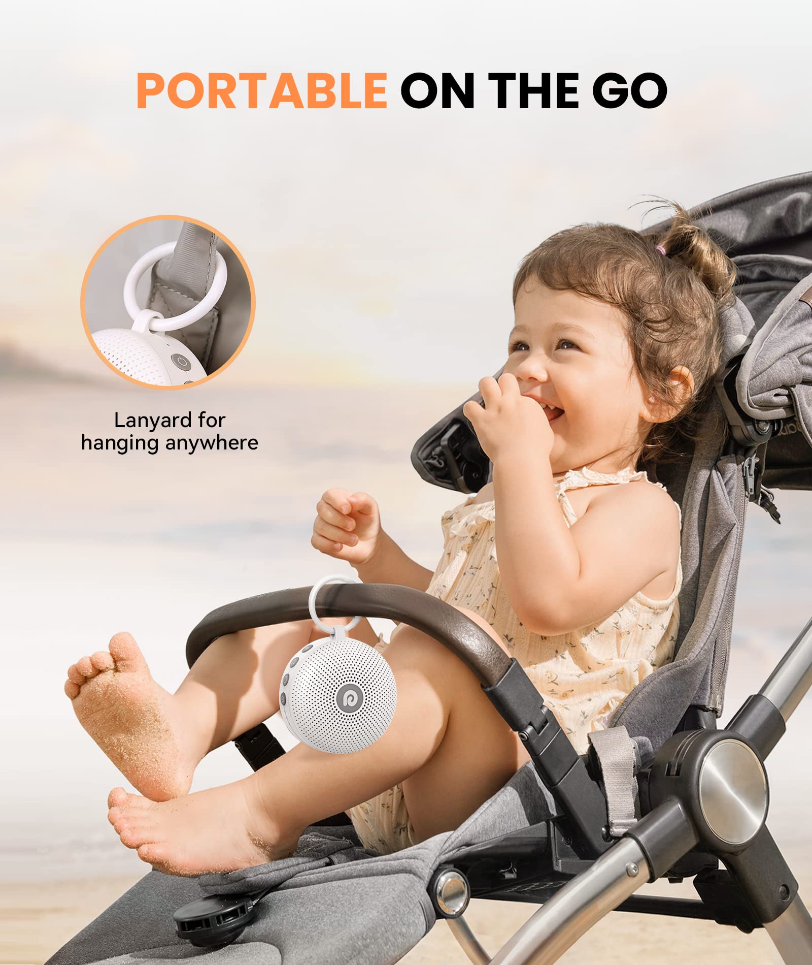 Dreamegg White Noise Machine - Portable Sound Machine for Baby Adult, Features Powerful Battery Dreamegg buy supplements canada