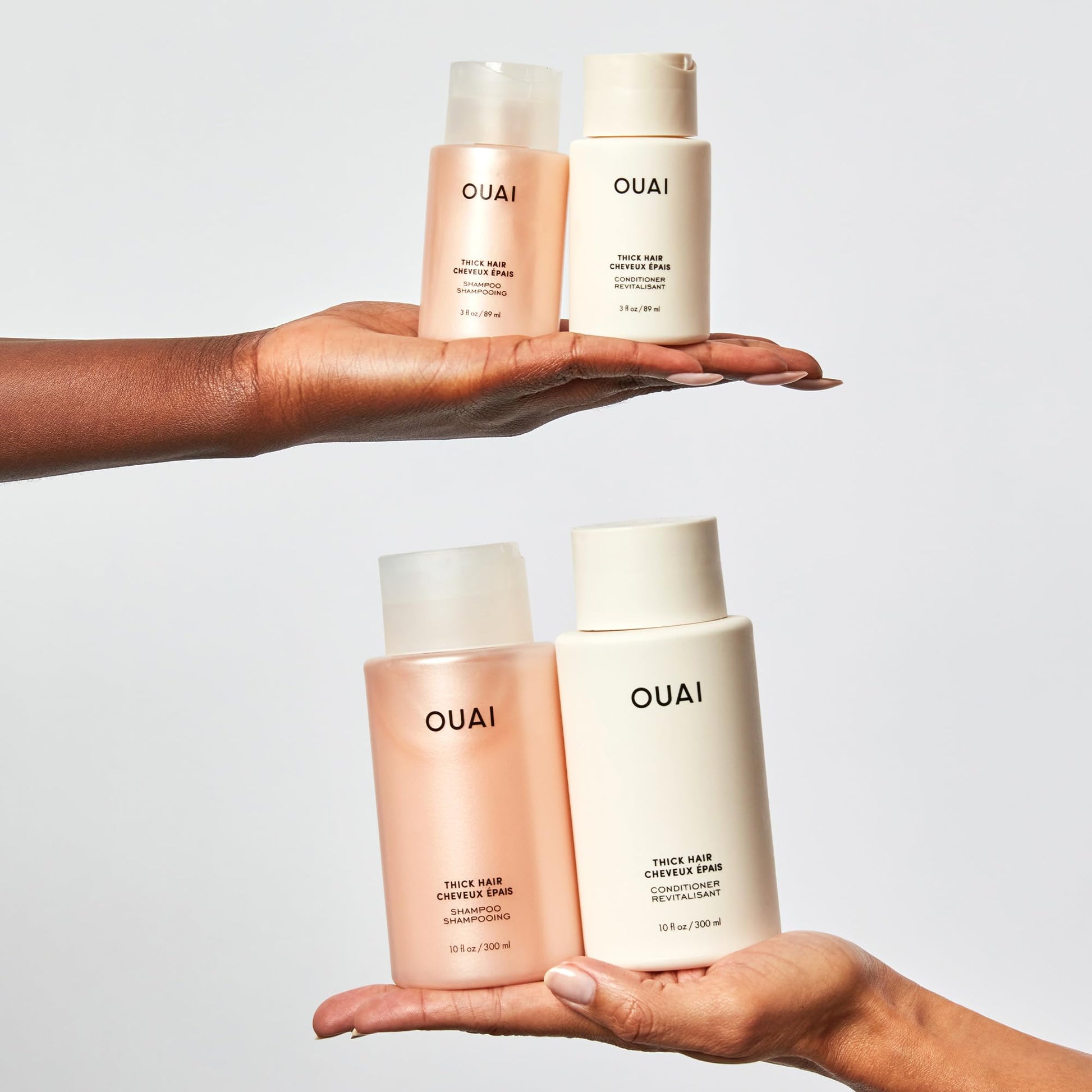 OUAI Thick Shampoo Travel Size - Moisturizing Shampoo with Keratin, Marshmallow Root, Shea Butter, Avocado Oil for Thick Hair - Strengthens & Hydrates - Paraben & Sulfate Free (3 Fl Oz) OUAI buy supplements canada