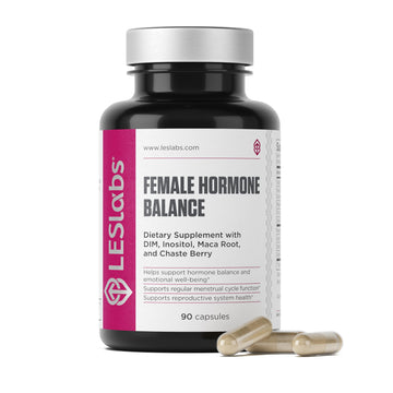 LES Labs Female Hormone Balance Supplement – Hormone Support for Women with Inositol, DIM, Vitex, Chaste Tree, Vitamin B6 & Folate – Menstrual Cycle & Fertility Support – 90 Capsules – Non-GMO LES Labs buy supplements canada