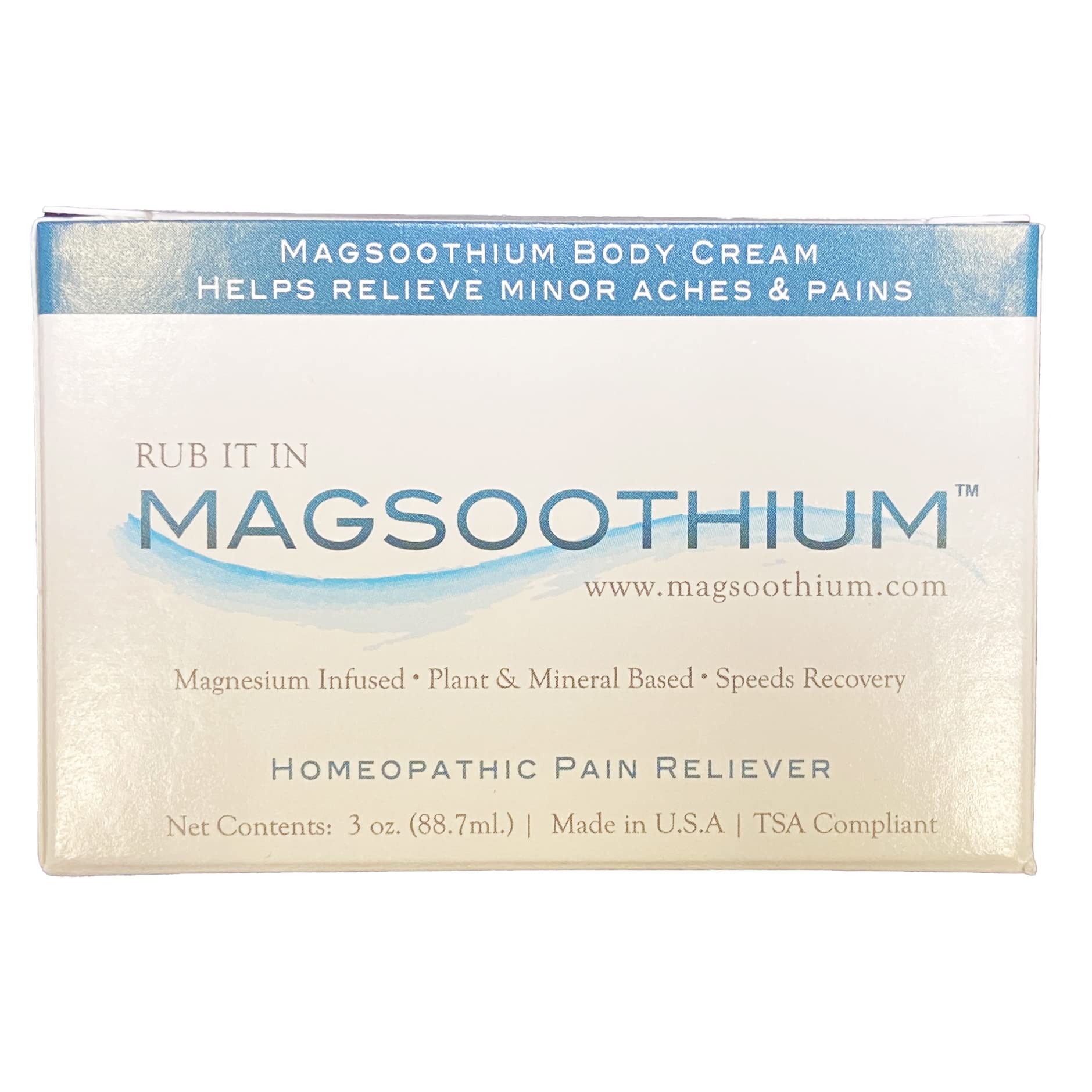 Magsoothium Original Recovery Balm- Magnesium Sulfate/Arnica Recovery Balm hephboard buy supplements canada