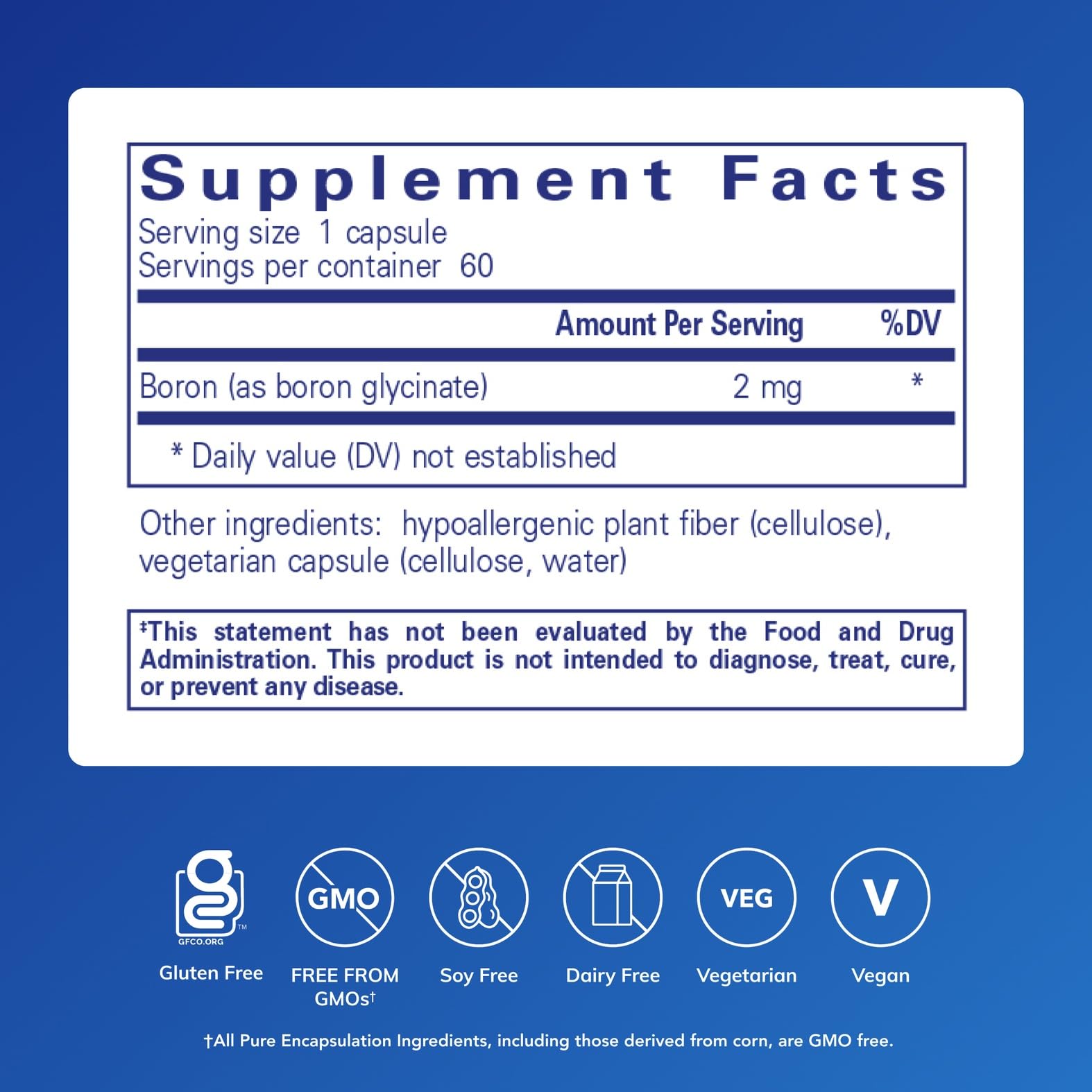 Pure Encapsulations Boron (Glycinate) | Supplement for Hormone Balance, Bone Strength and Health, Connective Tissue, and Nutrient Metabolism* | 60 Capsules Pure Encapsulations buy supplements canada