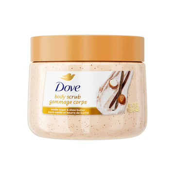 Dove Vanilla Sugar & Shea Butter Body Scrub Exfoliates and Deeply Nourishes for Smooth, Radiant Skin 15 oz Dove buy supplements canada