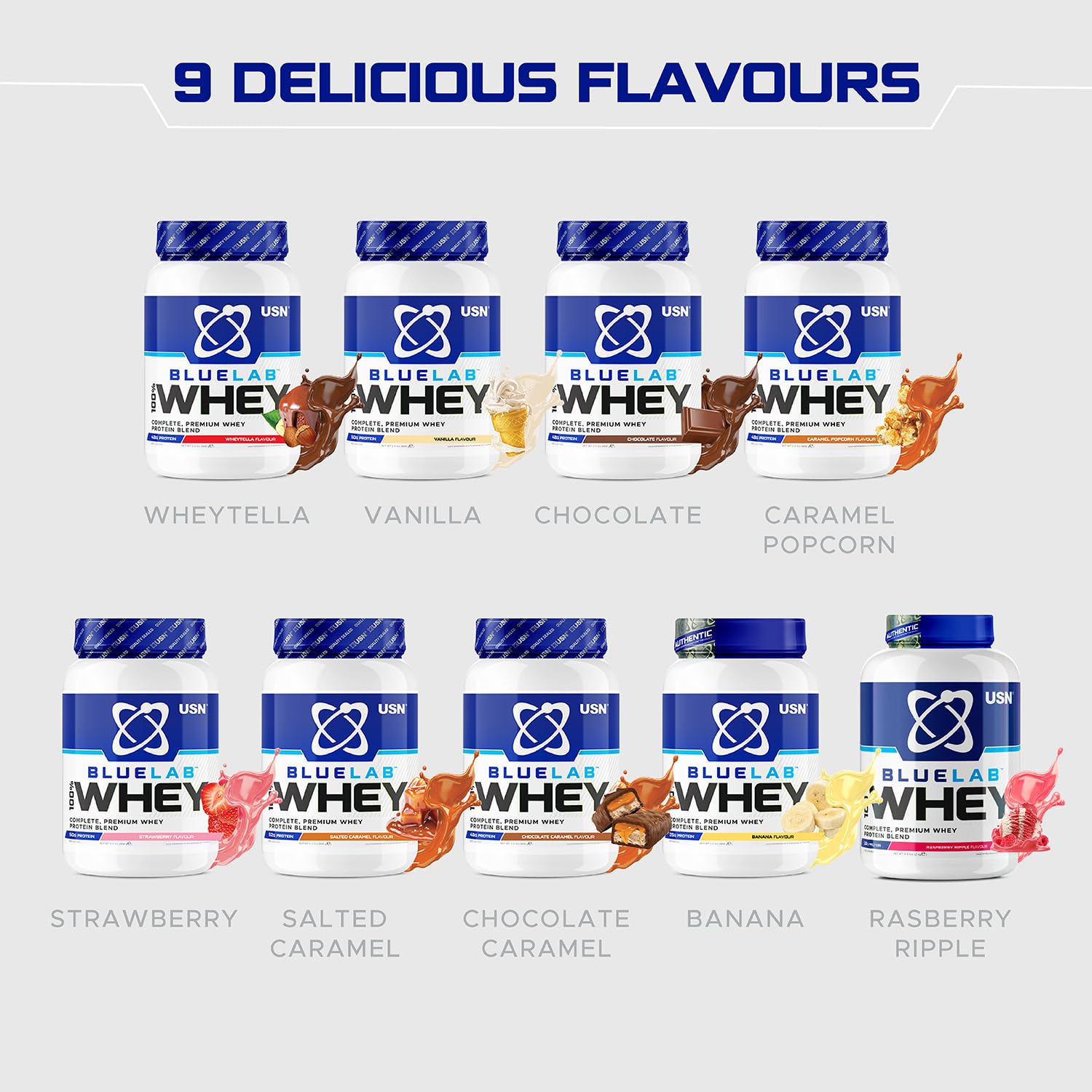USN Blue Lab Whey Protein Powder: Wheytella - Whey Protein 908g - Post-Workout USN buy supplements canada