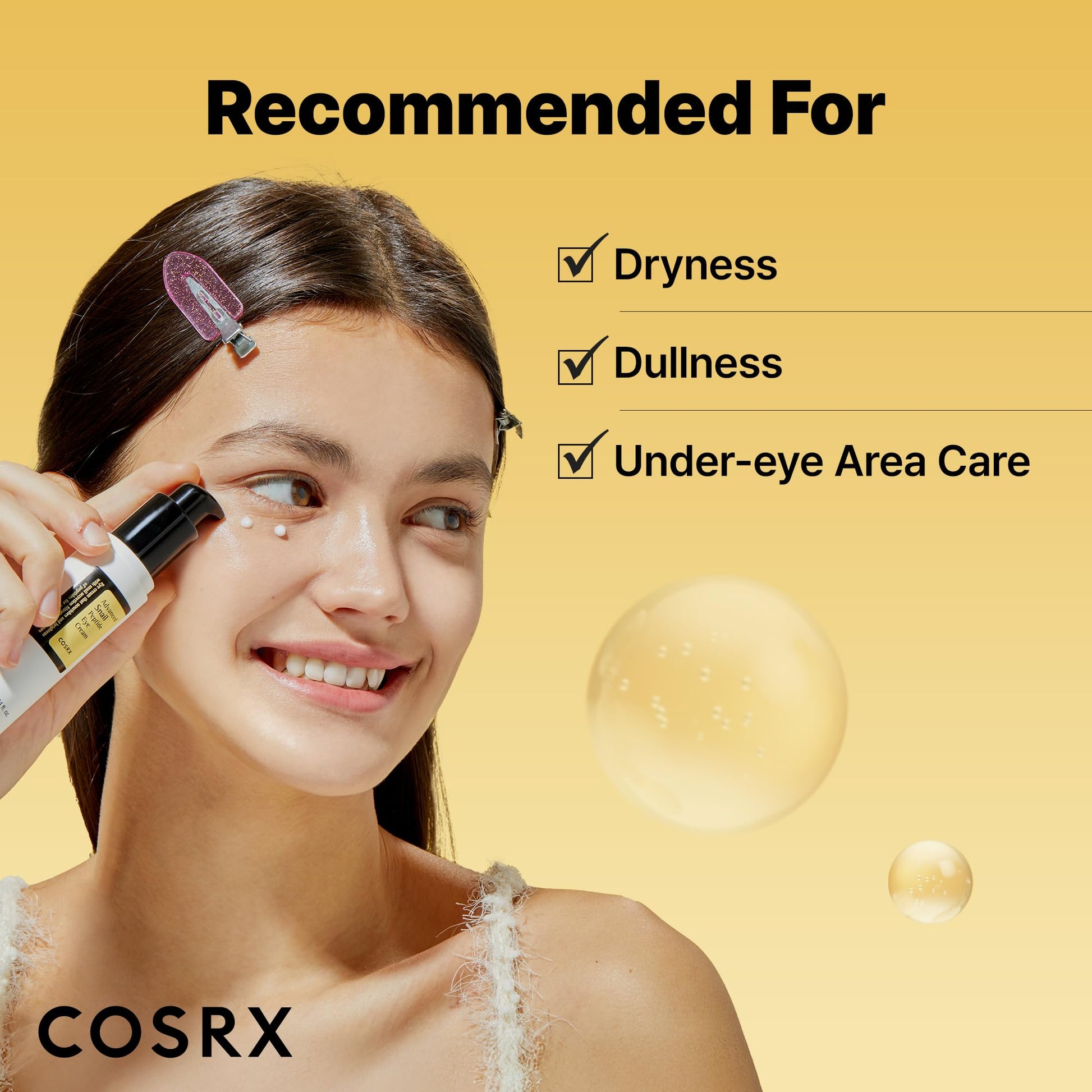 COSRX Snail Mucin Peptide Under Eye Cream, 0.84 fl oz, 73.7% Snail Mucin and Niacinamide, Eye Care COSRX buy supplements canada