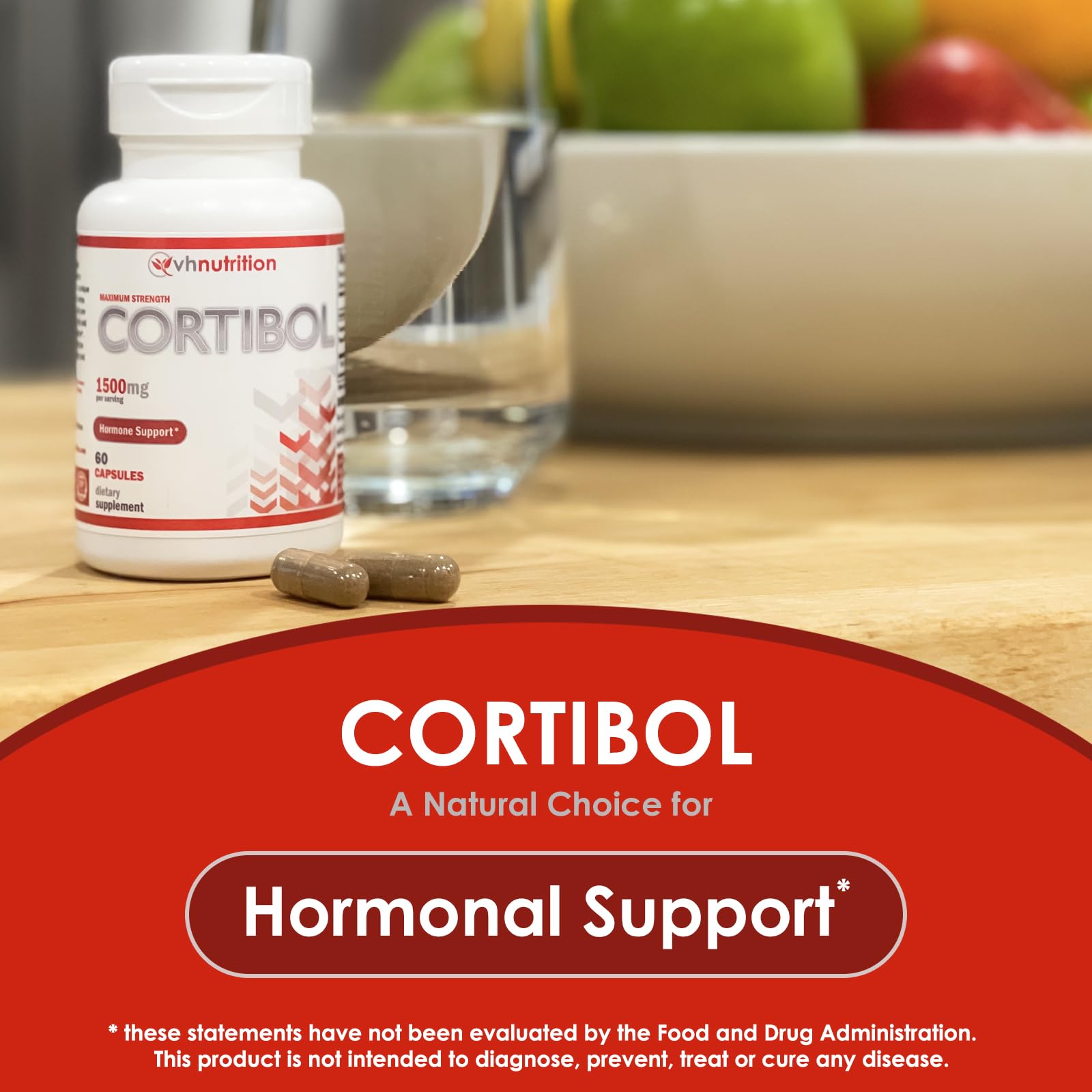VH Nutrition CORTIBOL | Cortisol Manager* Supplement | Maximum Strength Adrenal VH Nutrition buy supplements canada