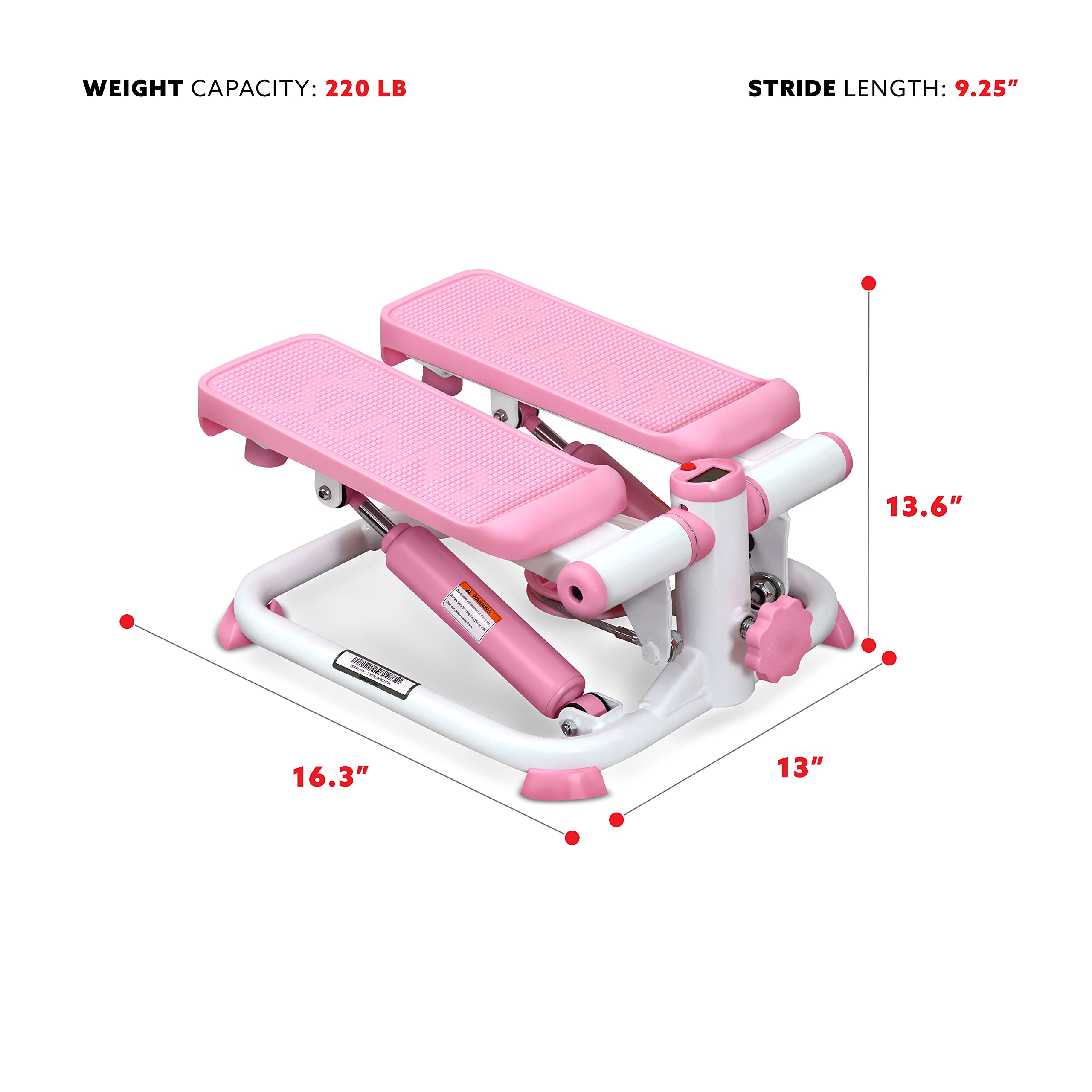 Sunny Health & Fitness Mini Stepper for Exercise Low-Impact Stair Step Cardio Equipment Sunny Health & Fitness buy supplements canada