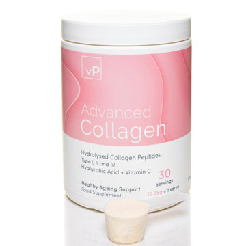 Advanced Collagen with Hyaluronic Acid - 12.95g x 30 Servings - Type 1 2 3 vP Vitality Pro buy supplements canada