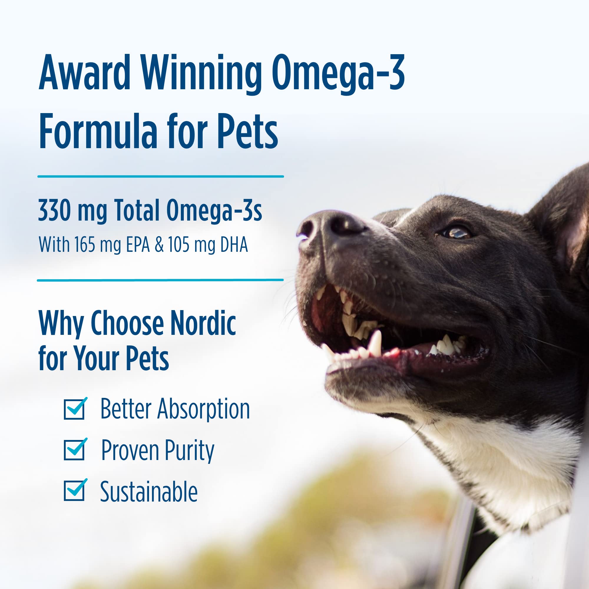 Nordic Naturals Omega-3 Pet, Unflavored - 180 Soft Gels - 320 mg Omega-3 Per Soft Gel - Fish Oil for Dogs with EPA & DHA - Promotes Heart, Skin, Coat, & Immune Health Nordic Naturals buy supplements canada