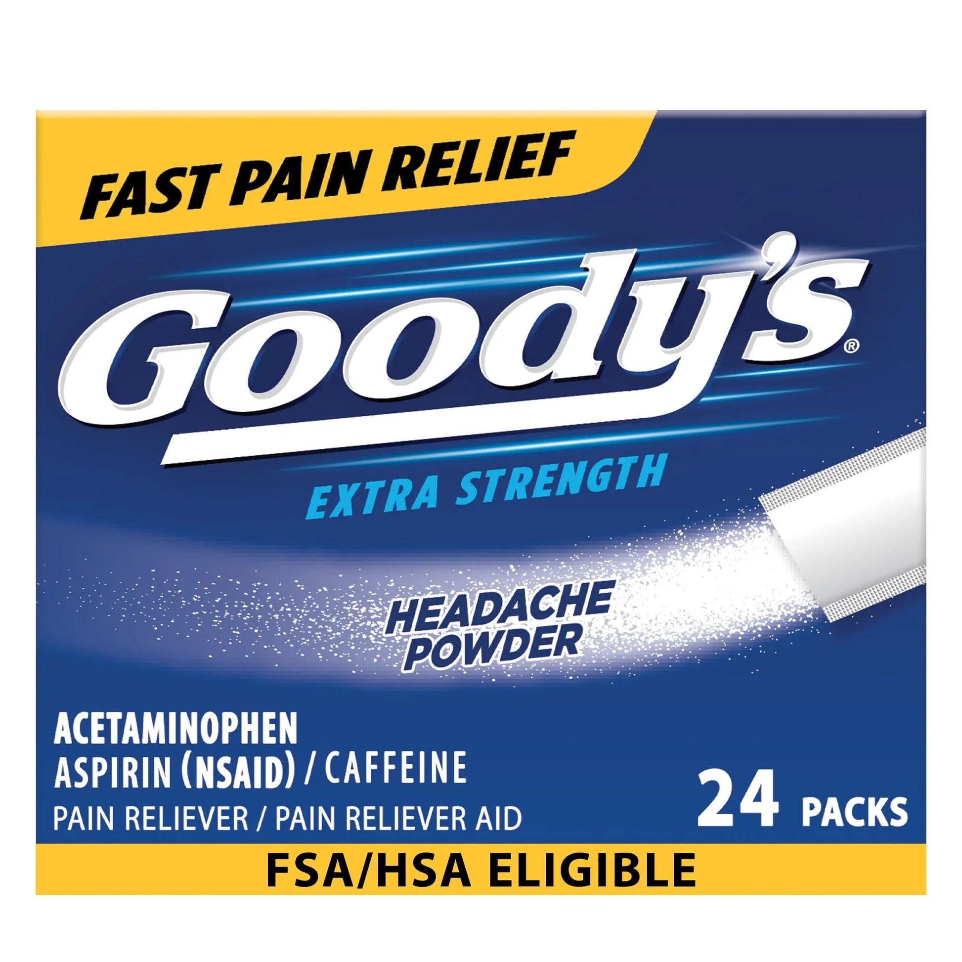 Goody’s Headache Powder Extra Strength Pain Relief, Triple Action Headache Relief with Aspirin, Acetaminophen & Caffeine, 24 Count Goody's buy supplements canada