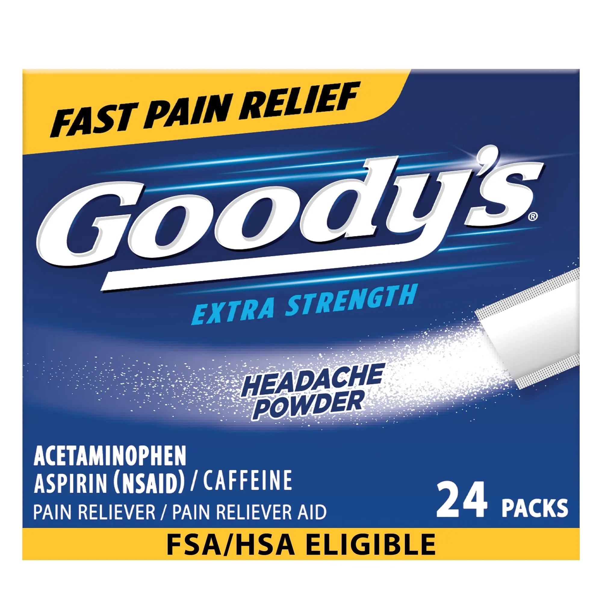 Goody’s Headache Powder Extra Strength Pain Relief, Triple Action Headache Relief with Aspirin, Acetaminophen & Caffeine, 24 Count Goody's buy supplements canada
