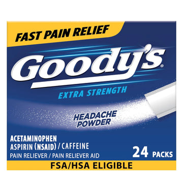 Goody’s Headache Powder Extra Strength Pain Relief, Triple Action Headache Relief with Aspirin, Acetaminophen & Caffeine, 24 Count Goody's buy supplements canada