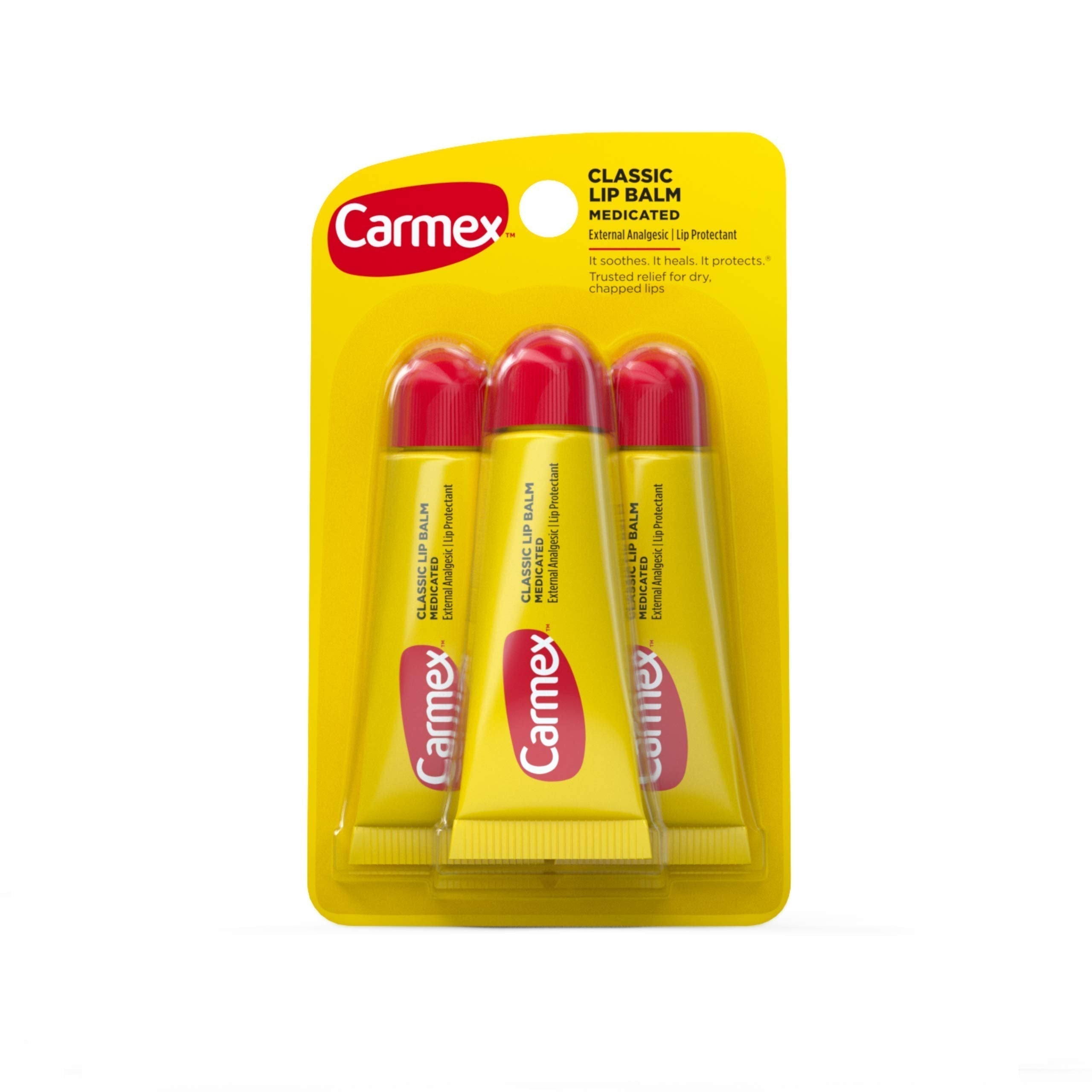 Carmex Original Flavor Moisturizing Lip Balm Tube Value Pack,0.35 Ounce (3 Count) Carmex buy supplements canada