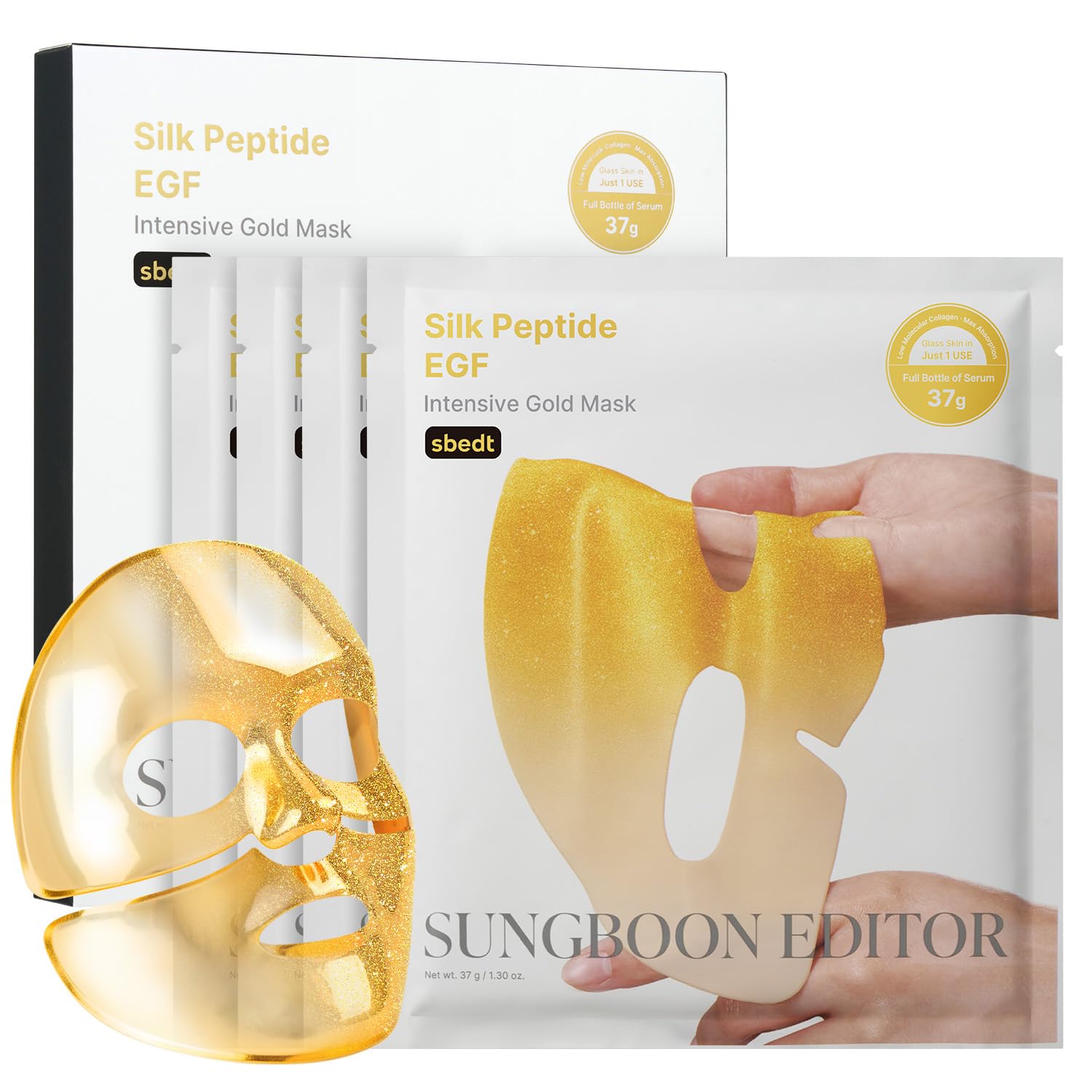 SUNGBOON EDITOR Silk Peptide EGF Intensive Gold Overnight Mask, Hydrating Mask for Glass Skin,31 Multi Peptide(Copper Peptides) SUNGBOON EDITOR buy supplements canada