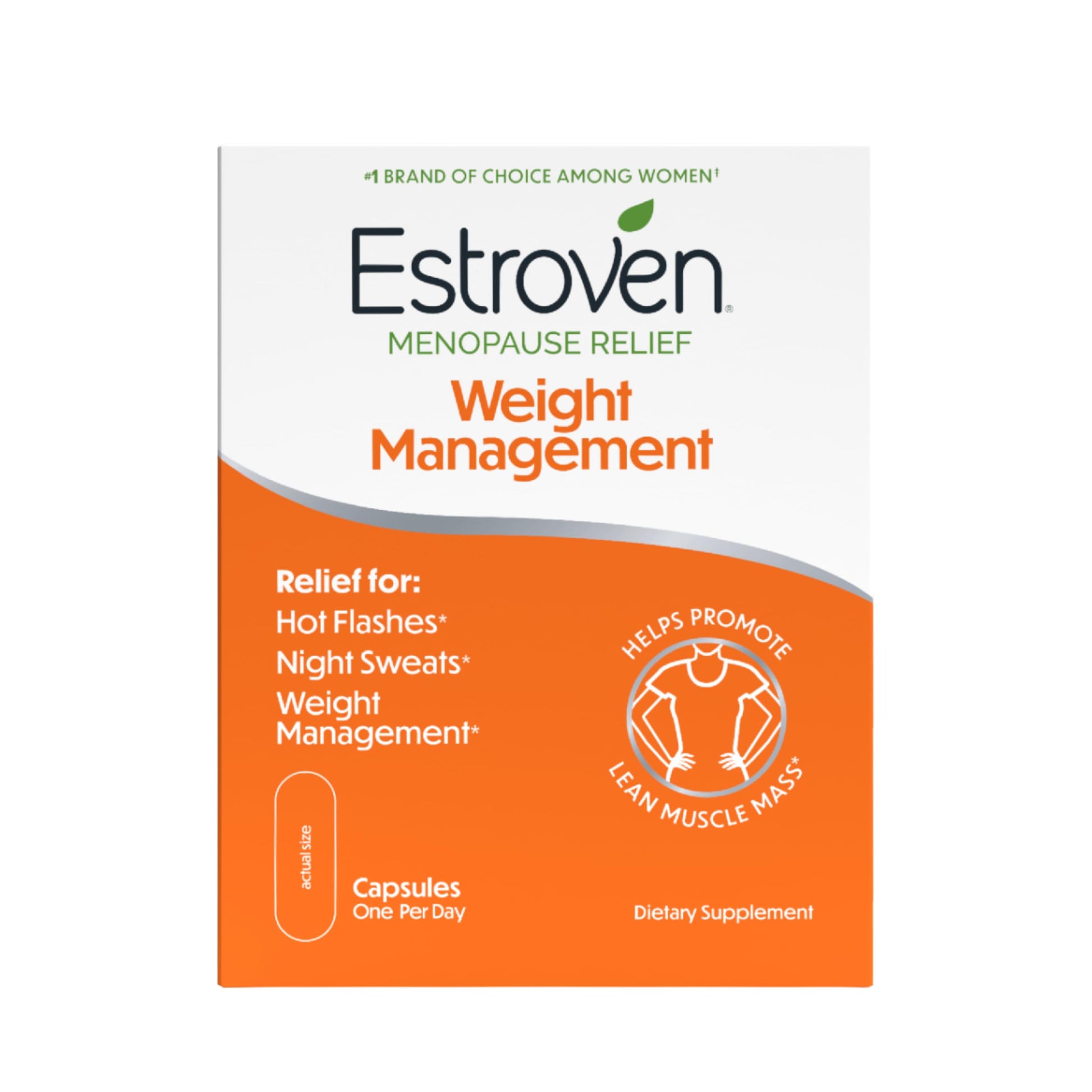 Estroven Weight Management for Menopause Relief - 30 Ct. - Clinically Proven Ingredients Help Manage Weight, Provide Night Sweats & Hot Flash Relief* Drug-Free & Gluten-Free Caplets Estroven buy supplements canada