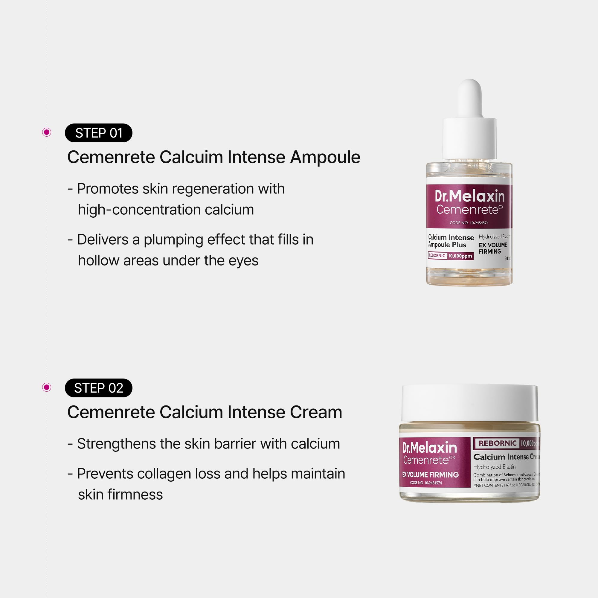 Dr.Melaxin Calcium Intense Firming Cream 50ml (1.69 fl oz) – Rebornic 10,000ppm, Niacinamide & Hydrolyzed Elastin Dr.Melaxin buy supplements canada