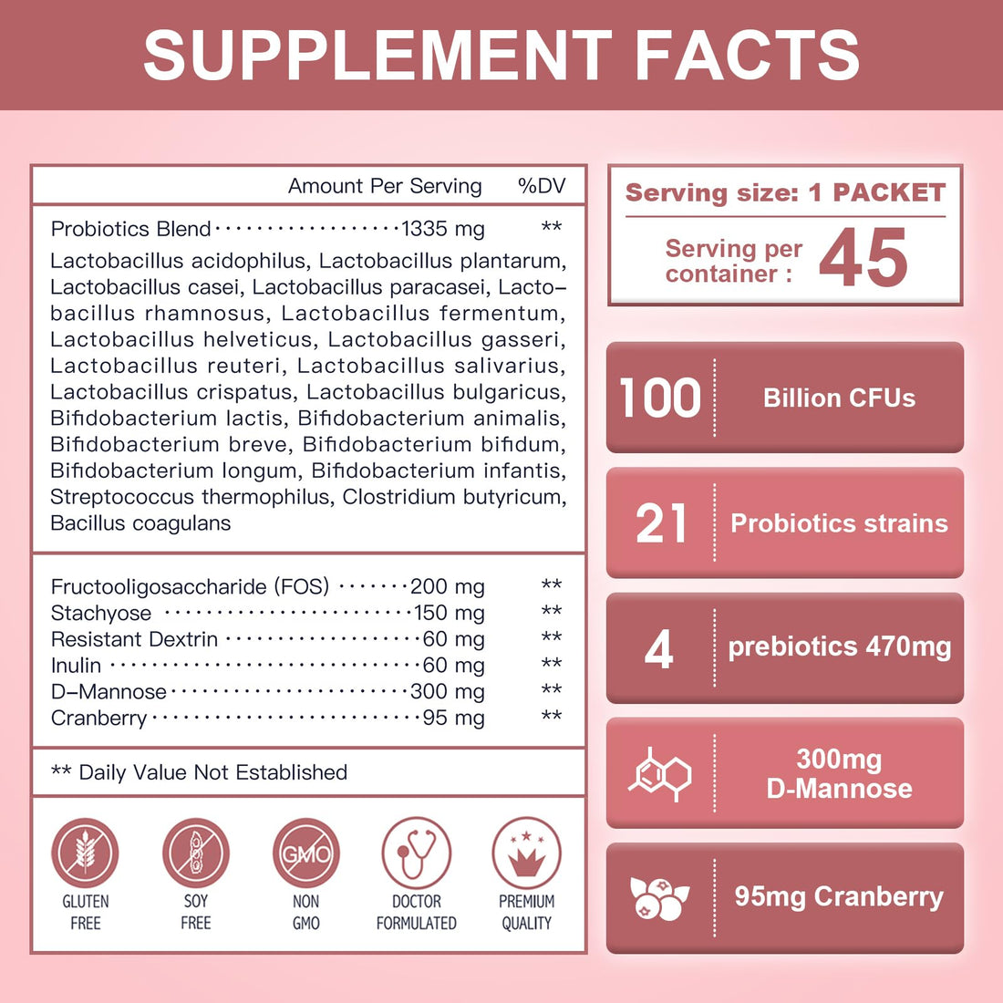 Probiotics-for-Women Prebiotics-and-Probiotics-Powder, 100-Billion-CFUs 45-Day-Supply NATURE TARGET buy supplements canada