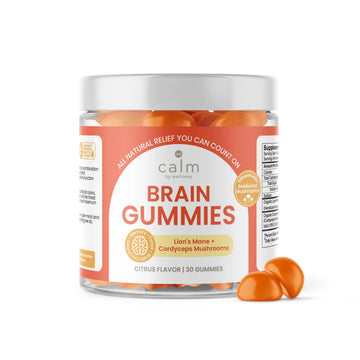 Calm by Wellness Lion’s Mane Gummies for Adults – Vegan Mushroom Gummies with Lion’s Mane & Cordyceps for Brain Support, Memory & Focus, Immune Boost – Citrus Flavor, 30 Count Calm by Wellness buy supplements canada