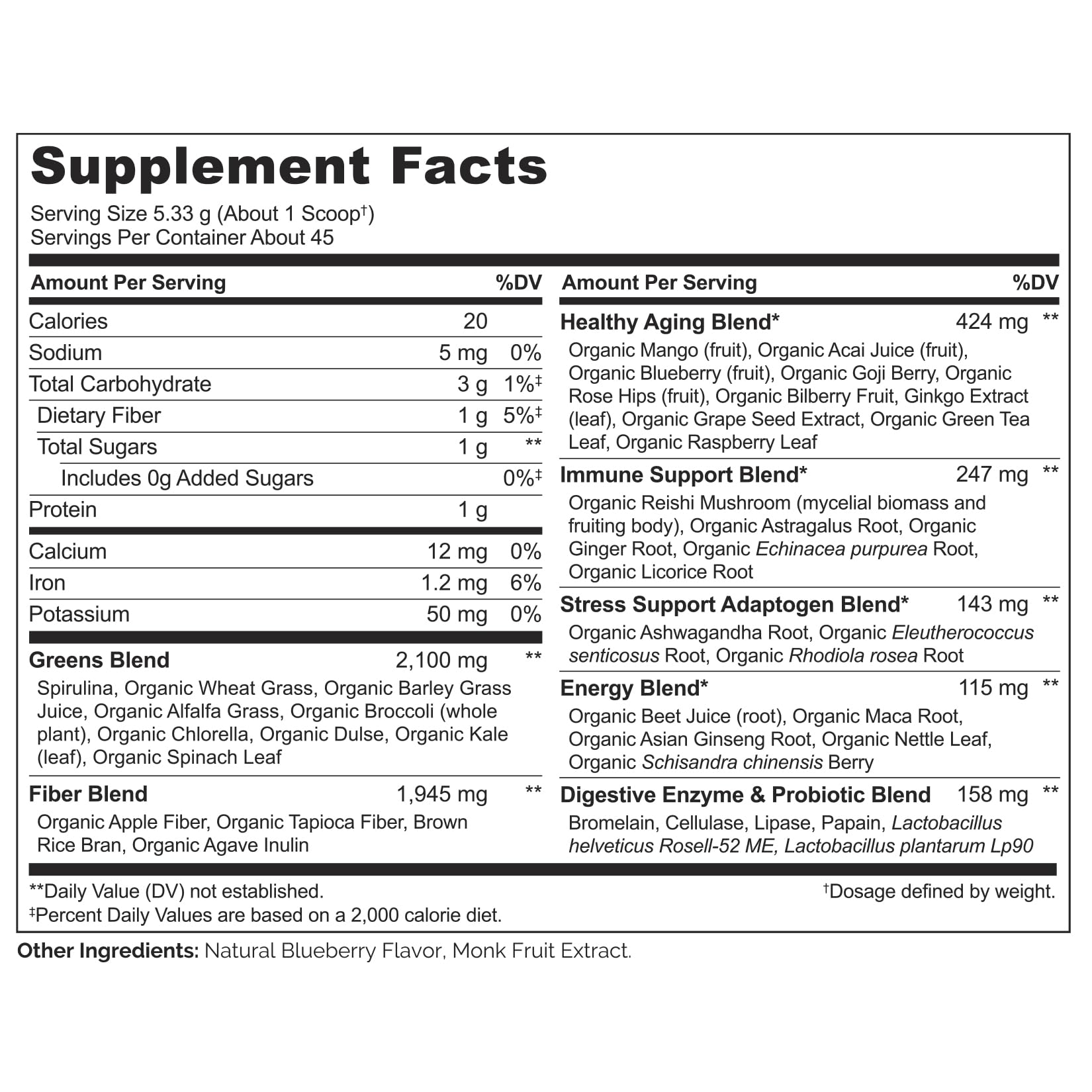 NATURELO Raw Greens Superfood Powder 240 Grams, Mixed Berry - Supports Energy, Immunity and Detox - Includes Spirulina, Wheat Grass and Organic Greens for Whole Food Nutrition NATURELO buy supplements canada