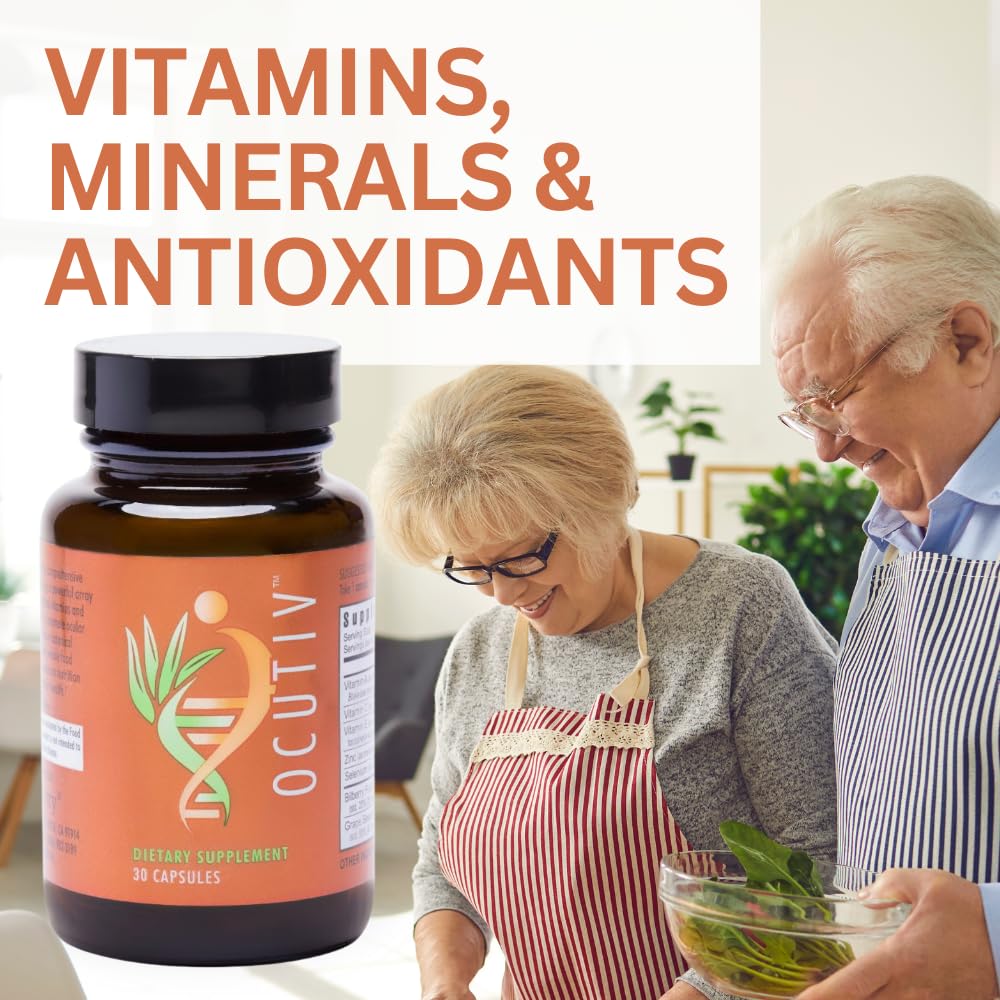 Youngevity Ocutiv™ - Eye Vitamin & Mineral Supplement - Contains Vitamin A, C, E, Zinc, Bilberry, Lutein, Lycopene, Zeaxanthin, Astaxanthin - 30 Capsules Youngevity buy supplements canada