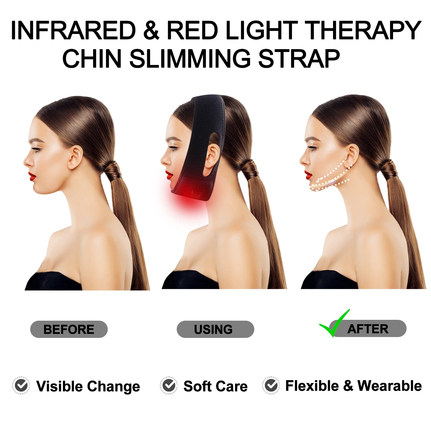 Red Light Therapy Belt for Neck, Infrared Light Therapy Flexible Wearable Wrap Pad LitePow buy supplements canada