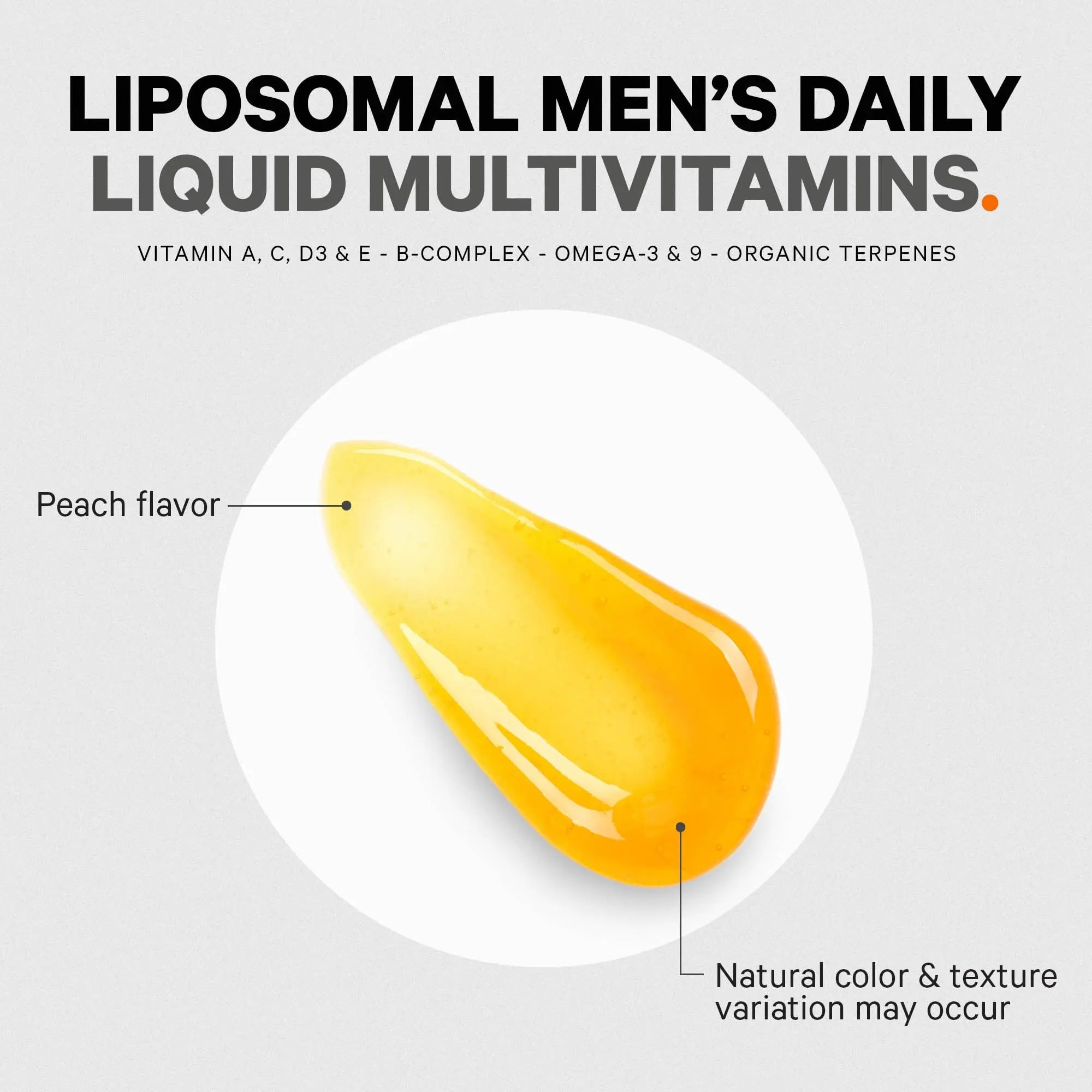Codeage Daily Men Liquid Vitamins Supplement - Liposomal Multivitamin A, B, C, D, E, Biotin, Omega-3 & Omega-9 Codeage buy supplements canada