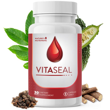 Nature’s NutriWave Vitaseal – Daily Support with Botanicals, Vitamins C E & Minerals – Natural Formula, Non-Habit Forming, Made in USA, Vegan-Friendly – 30 Capsules, 1 Month Supply Nature’s NutriWave buy supplements canada